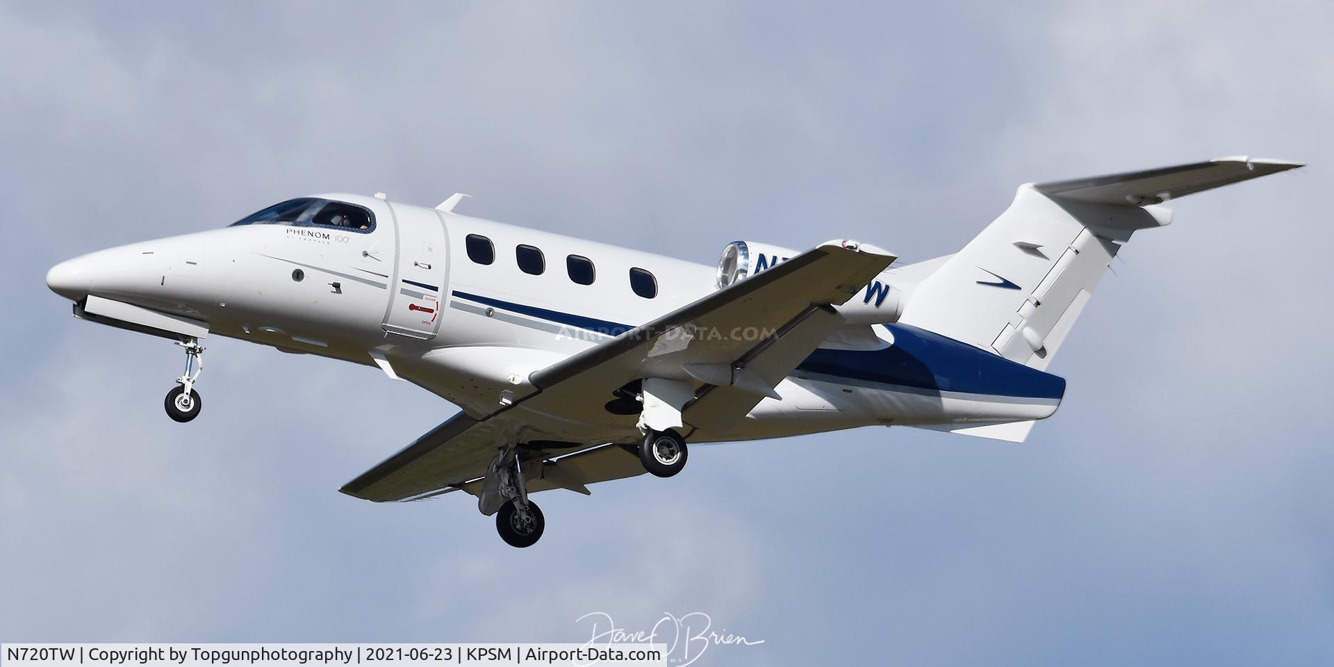 N720TW, 1999 Embraer EMB-500 Phenom 100 C/N 30319, working some approaches