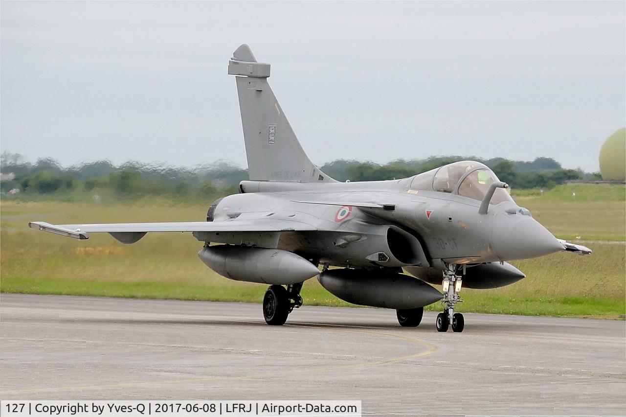 127, Dassault Rafale C C/N 127, Dassault Rafale C, Taxiing to flight line, Landivisiau Naval Air Base (LFRJ) Tiger Meet 2017