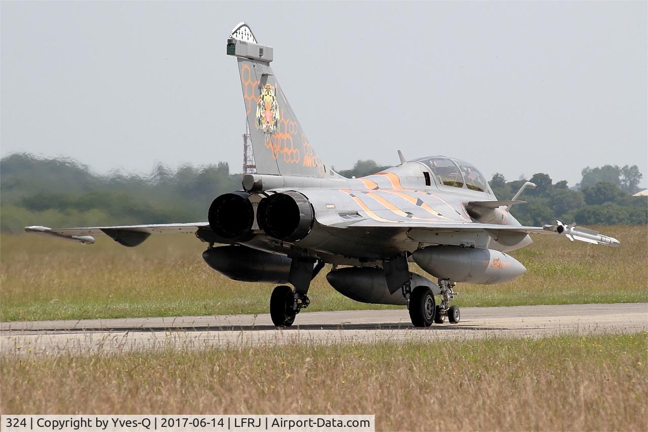 324, Dassault Rafale B C/N 324a, Dassault Rafale B, Taxiing to flight line, Landivisiau Naval Air Base (LFRJ) Tiger Meet 2017