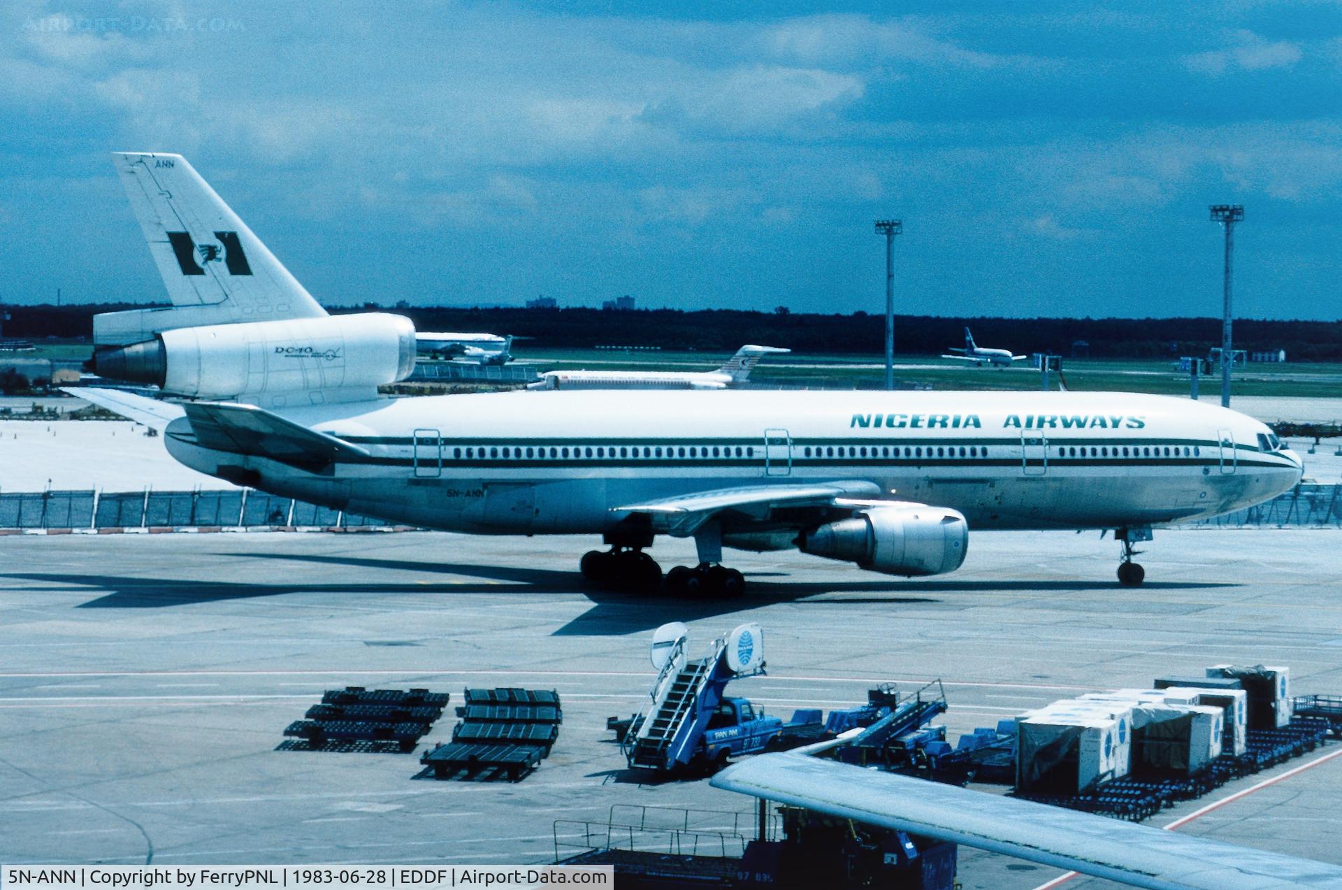 5N-ANN, 1976 McDonnell Douglas DC-10-30 C/N 46957, Nigeria DC-1-03