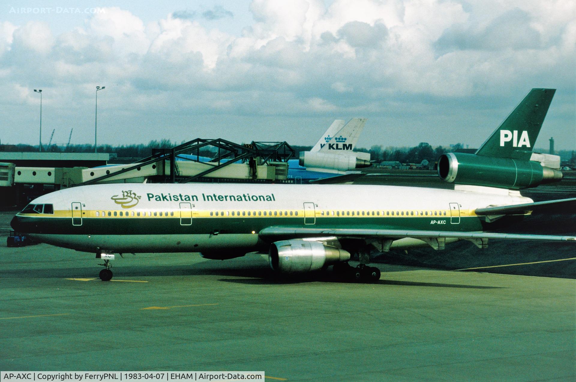 AP-AXC, 1973 Douglas DC-10-30 C/N 46931, PIA DC-10-30