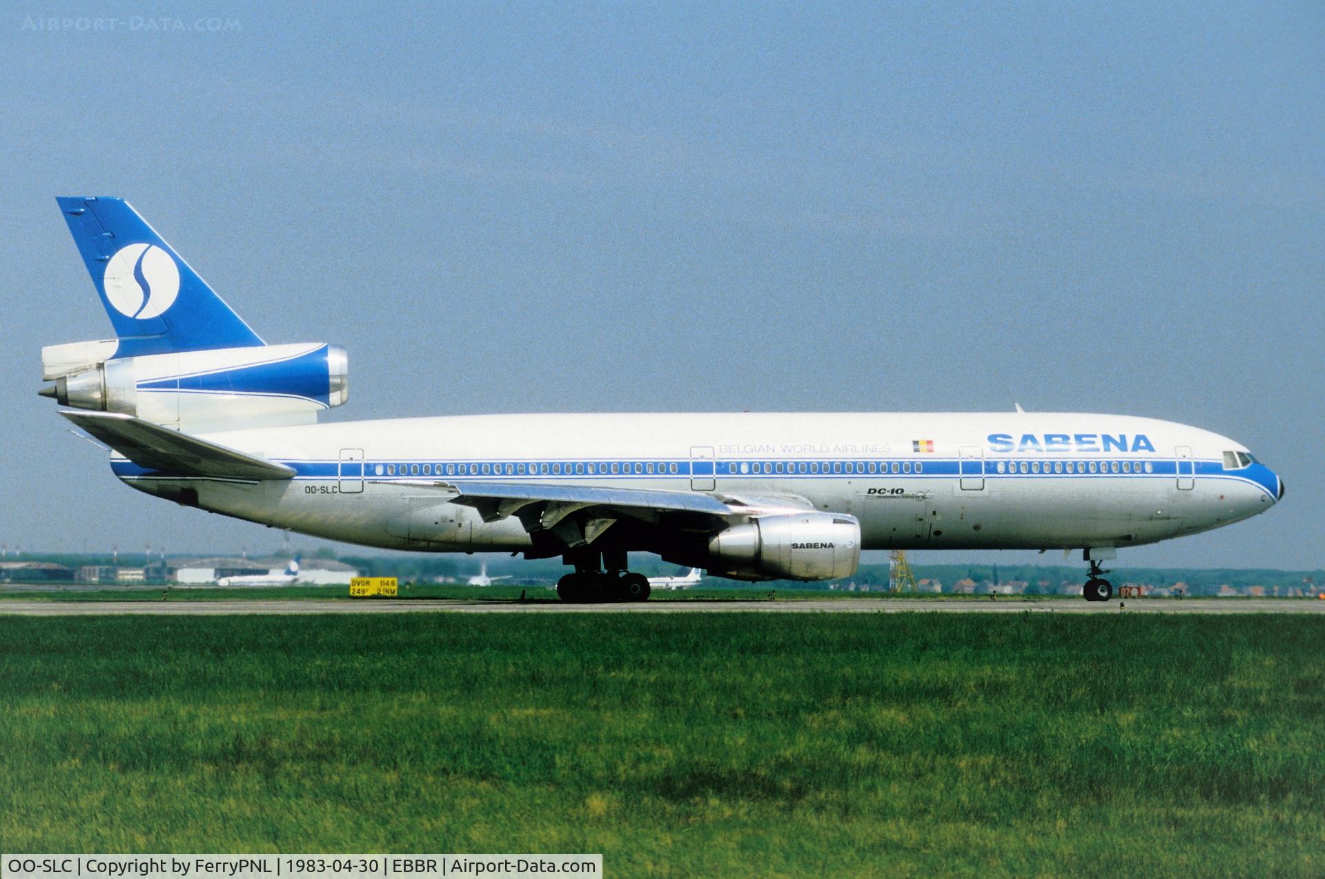 OO-SLC, 1975 McDonnell Douglas DC-10-30F C/N 47908, Sabena DC-10-30 lining-up