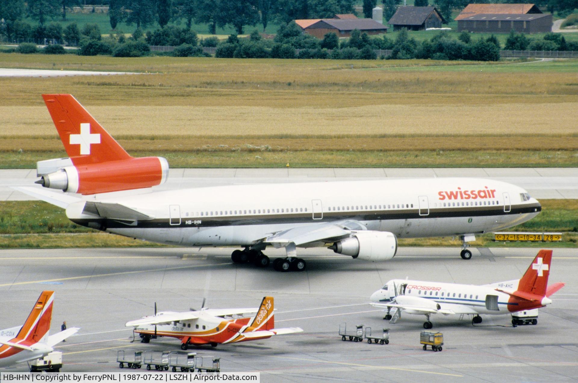 HB-IHN, 1982 McDonnell Douglas DC-10-30 C/N 48292, Swissair DC-10-30 taxiing out