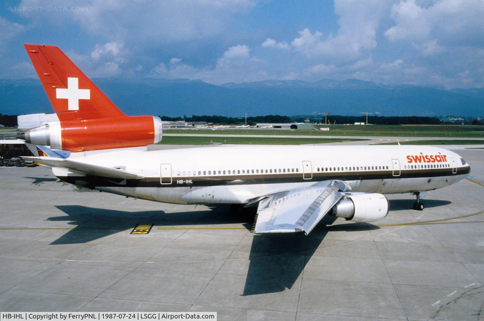 HB-IHL, 1980 Douglas DC-10-30ER C/N 46583, Swissair DC-10-30