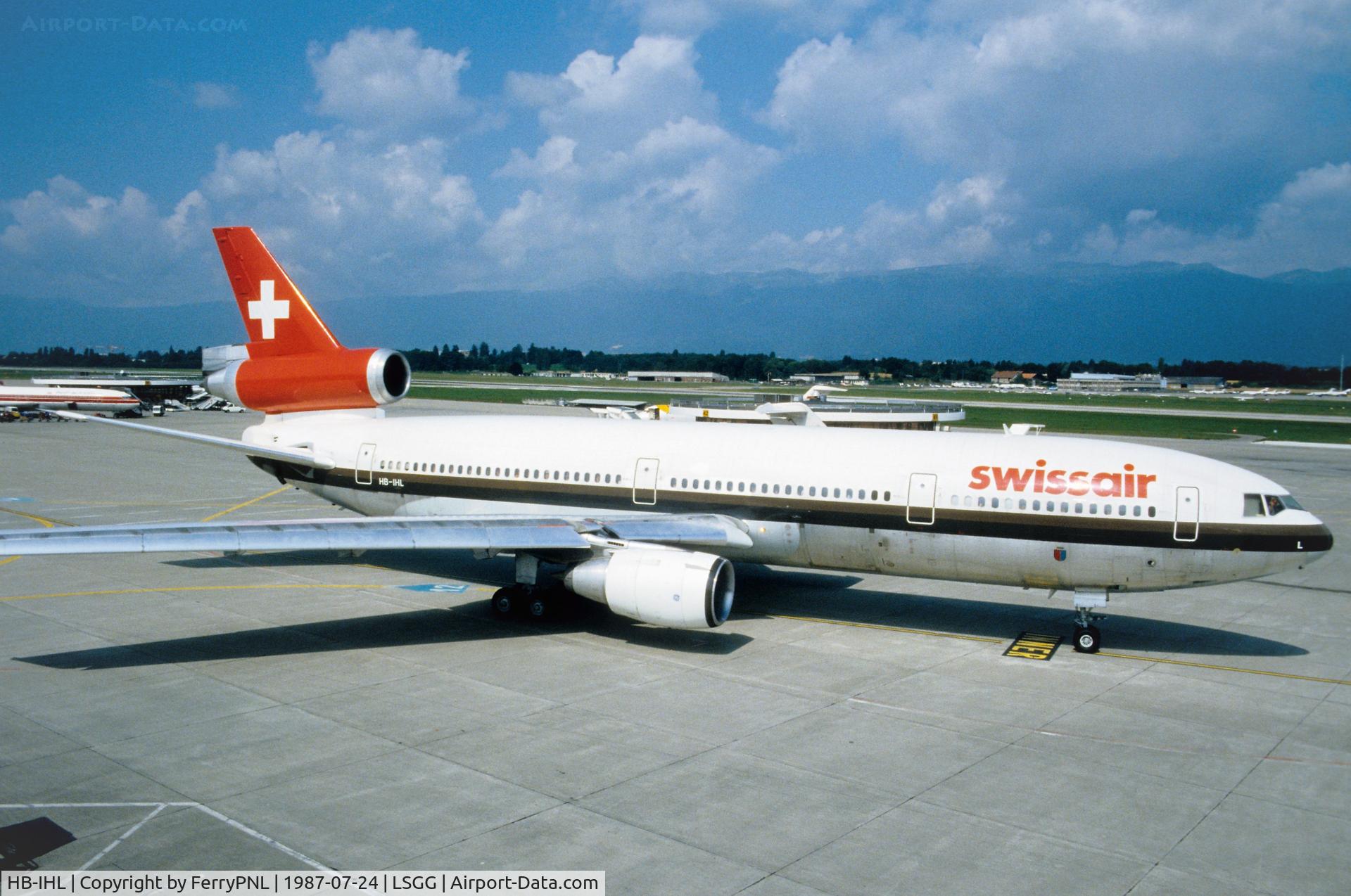 HB-IHL, 1980 Douglas DC-10-30ER C/N 46583, Swissair DC-10-30 departing