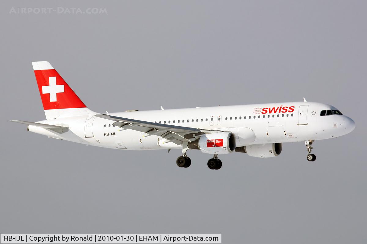 HB-IJL, 1996 Airbus A320-214 C/N 603, at spl