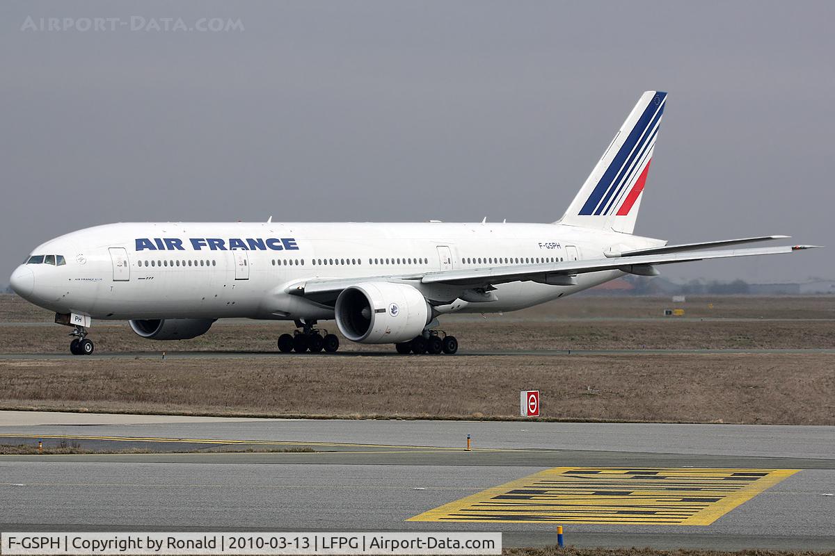 F-GSPH, 1999 Boeing 777-228/ER C/N 28675, at cdg