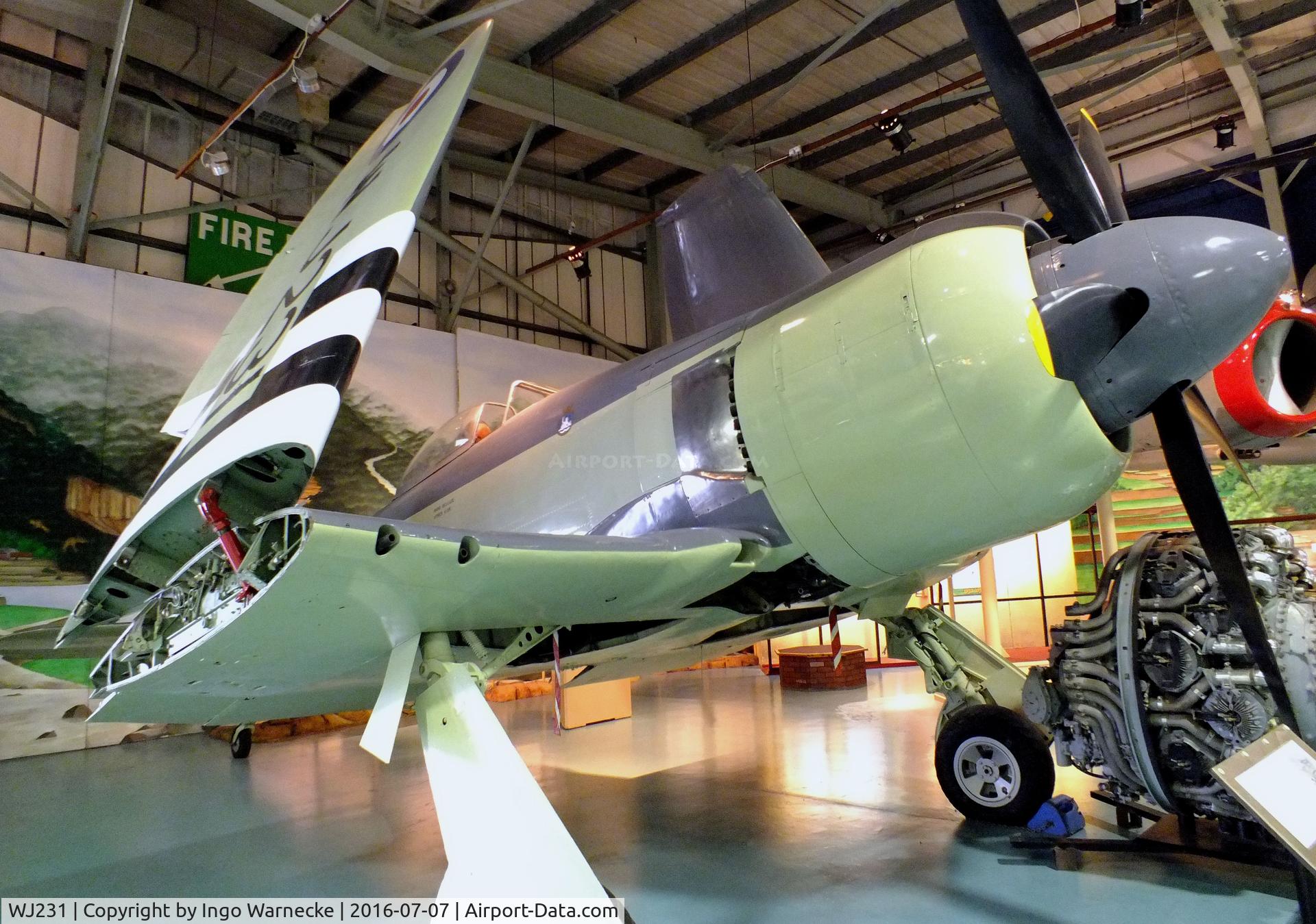 WJ231, Hawker Sea Fury FB.11 C/N Not found WJ231, Hawker Sea Fury FB11 at the FAA Museum, Yeovilton