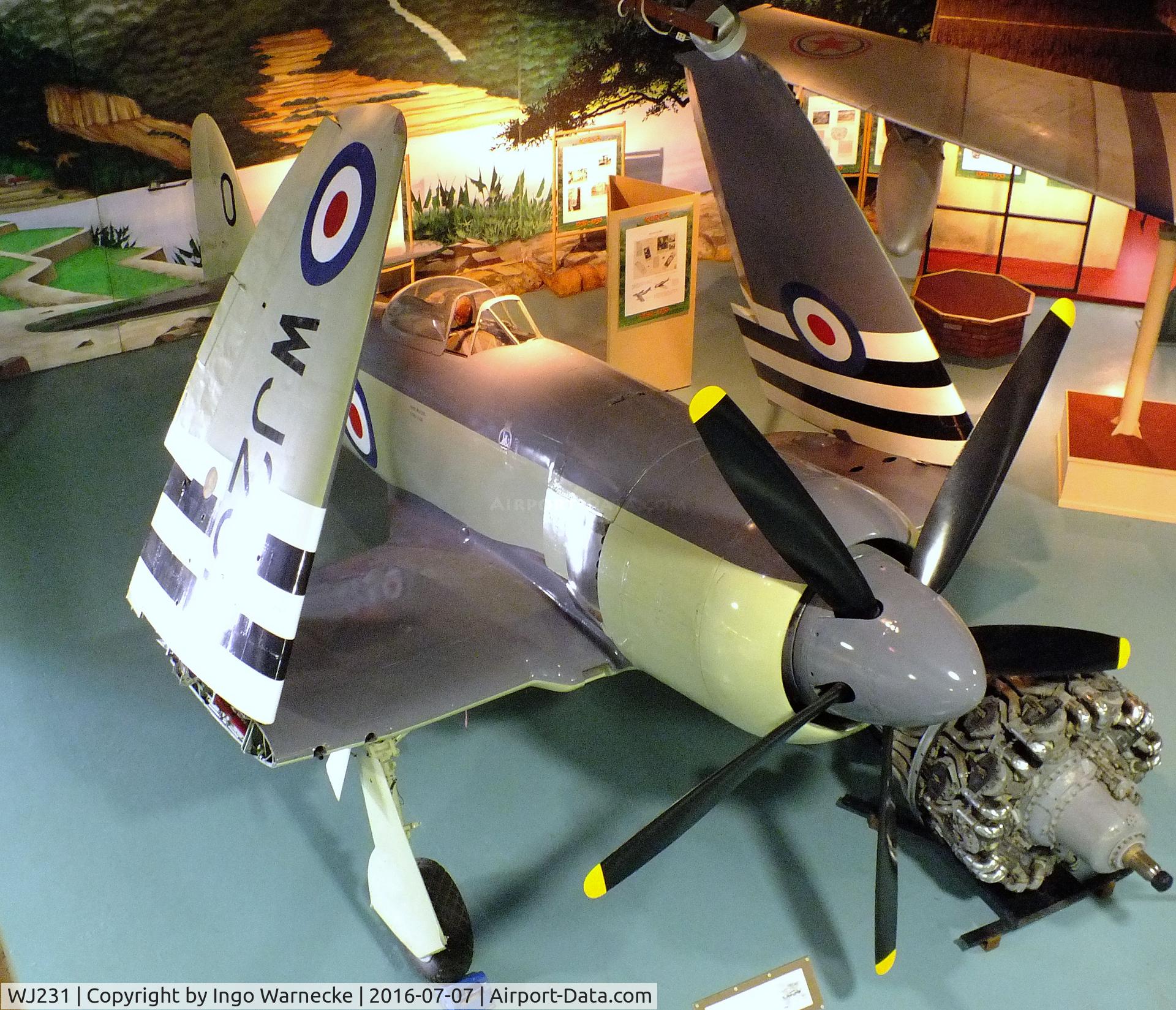 WJ231, Hawker Sea Fury FB.11 C/N Not found WJ231, Hawker Sea Fury FB11 at the FAA Museum, Yeovilton