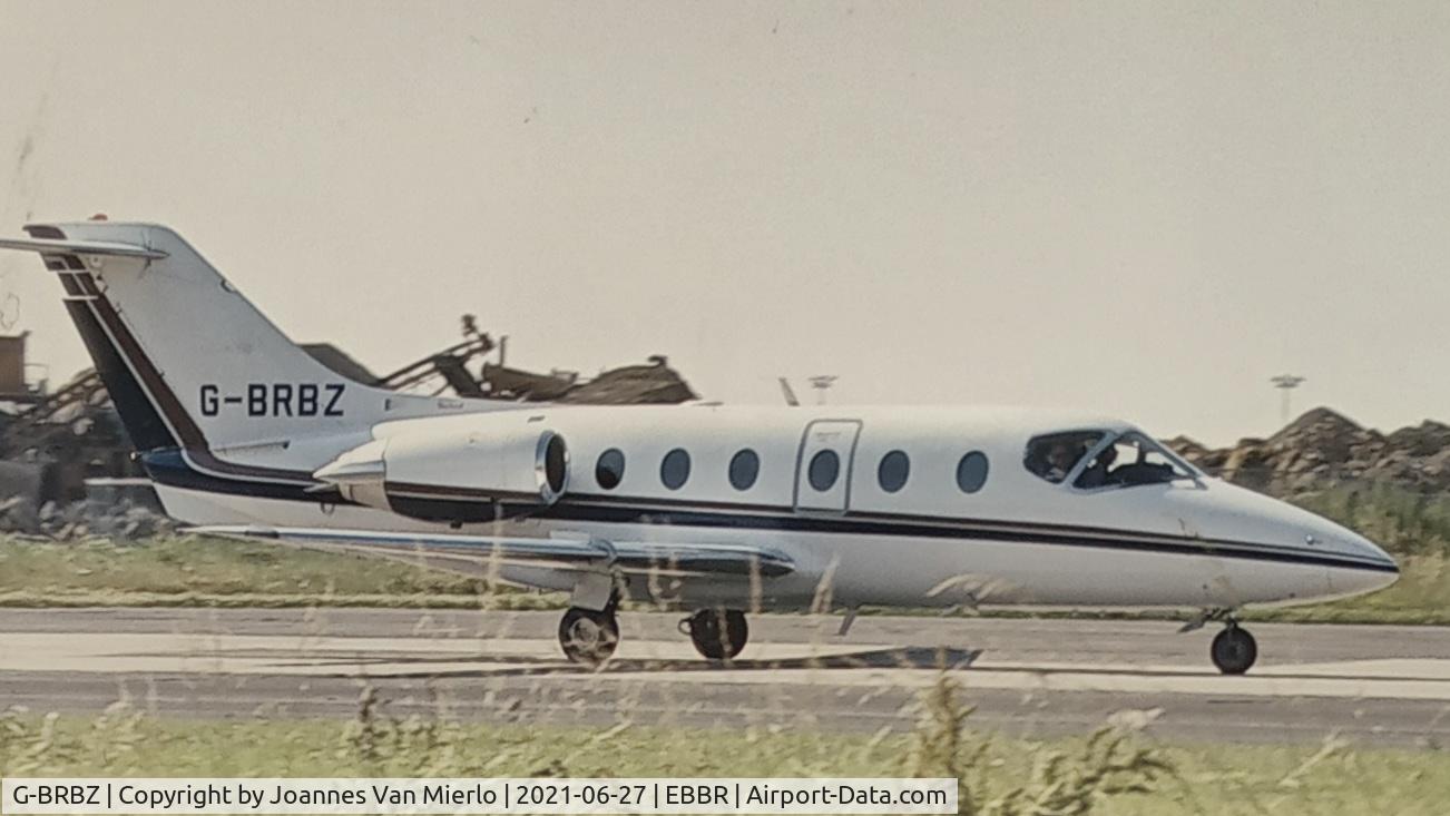 G-BRBZ, 1989 Beech 400 Beechjet C/N RJ-60, scan from slide