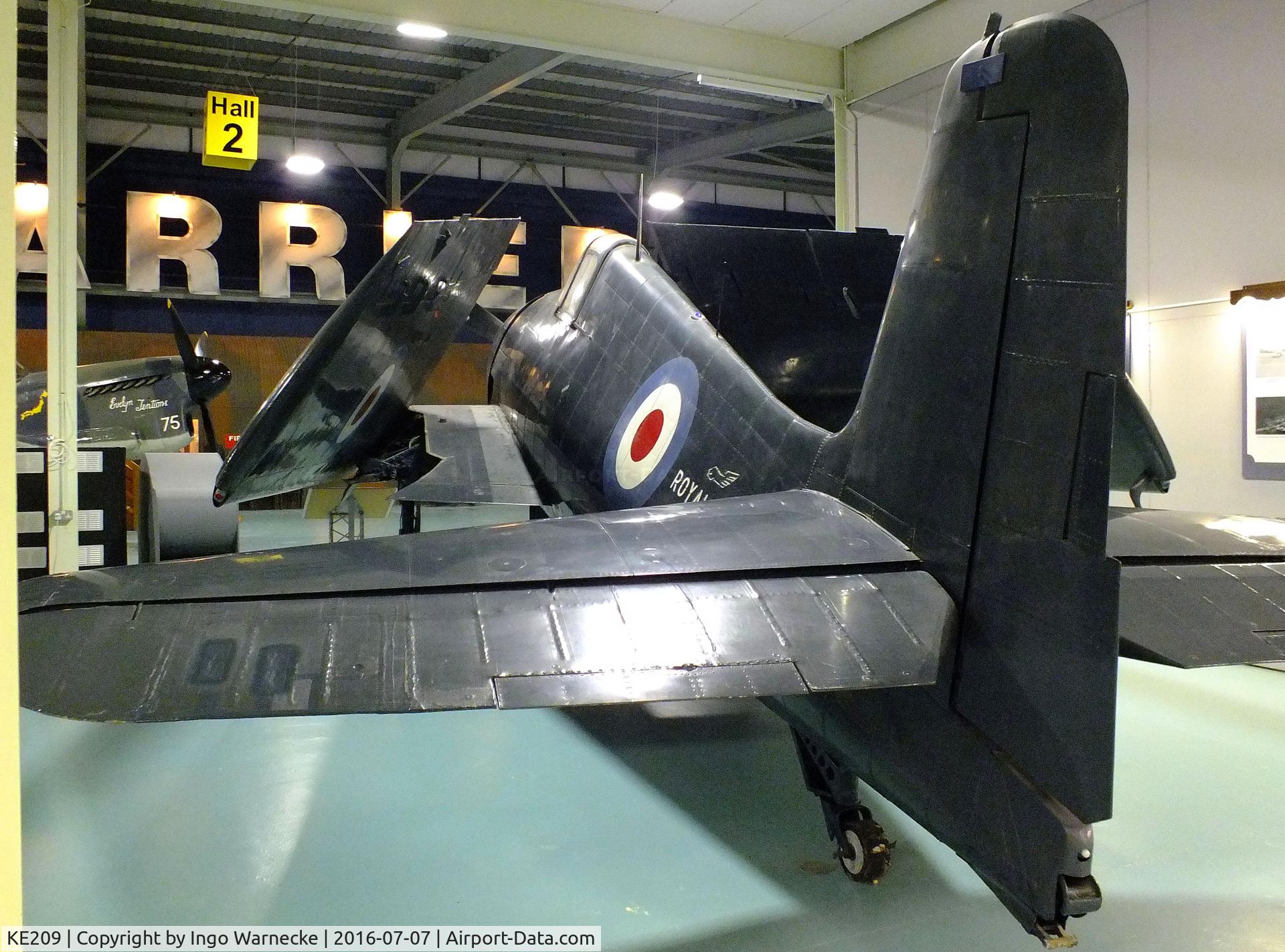 KE209, Grumman Hellcat II (G-50) C/N A-10924, Grumman Hellcat II (G-50 / F6F) at the FAA Museum, Yeovilton