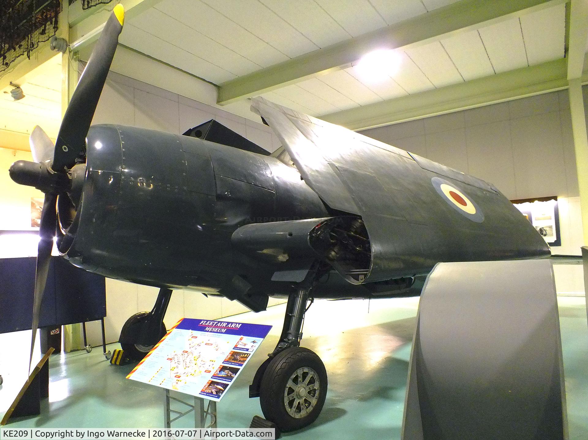 KE209, Grumman Hellcat II (G-50) C/N A-10924, Grumman Hellcat II (G-50 / F6F) at the FAA Museum, Yeovilton