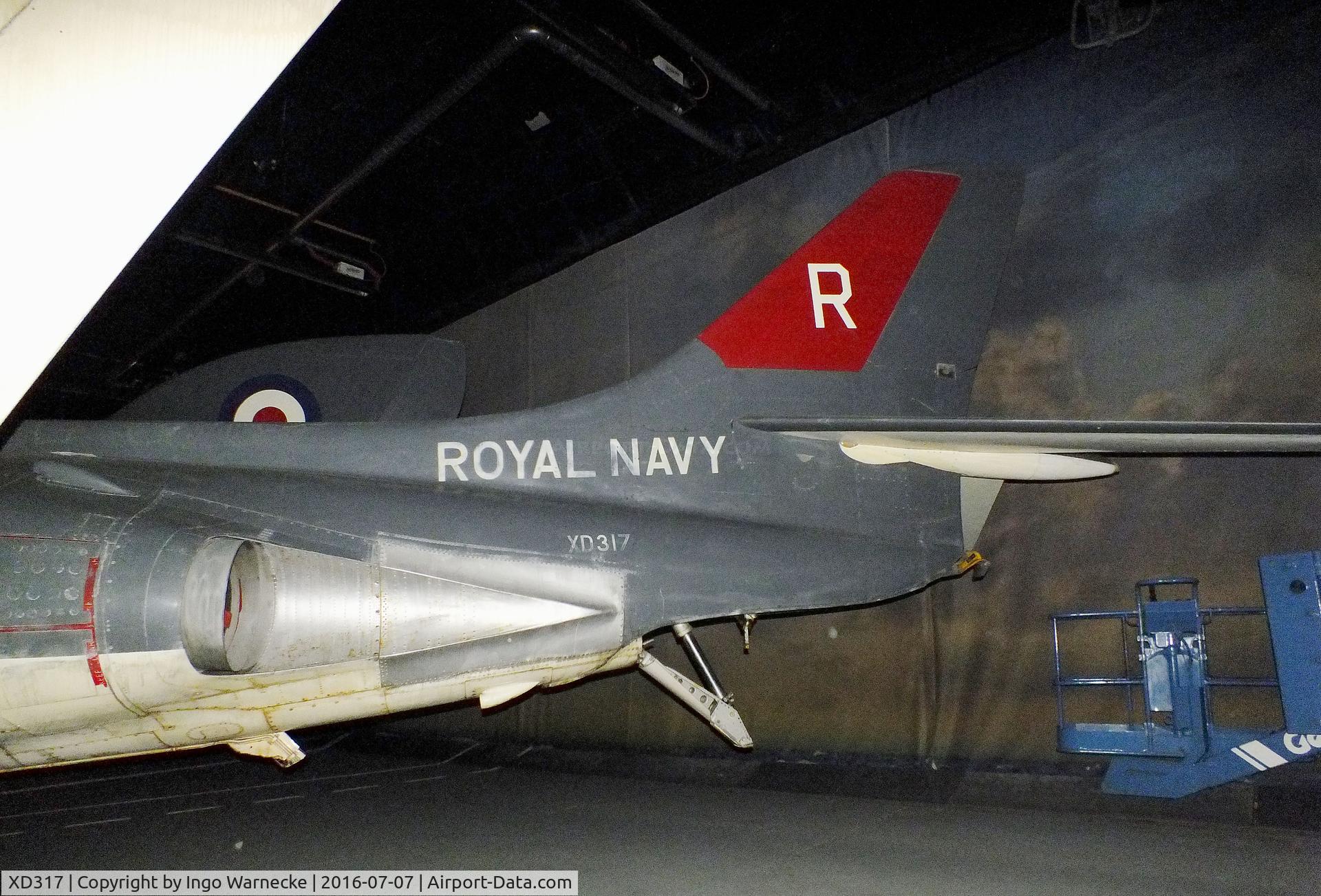 XD317, Supermarine Scimitar F.1 C/N Not found XD317, Supermarine Scimitar F1 at the FAA Museum, Yeovilton
