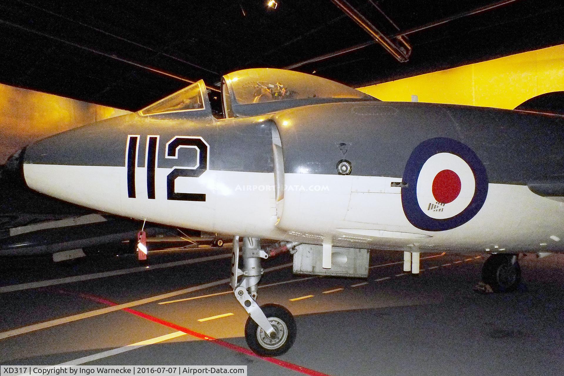 XD317, Supermarine Scimitar F.1 C/N Not found XD317, Supermarine Scimitar F1 at the FAA Museum, Yeovilton