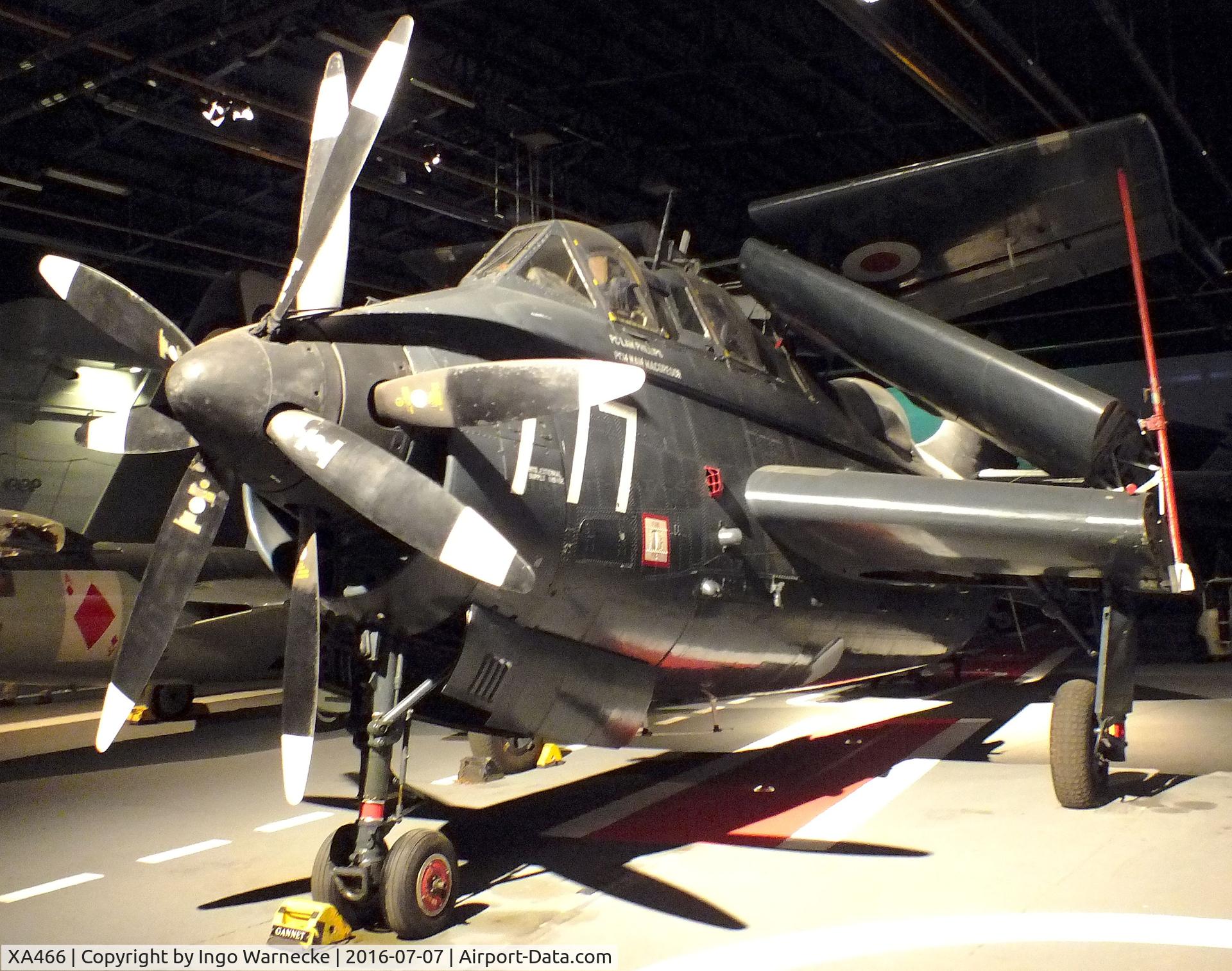 XA466, Fairey Gannet COD.4 C/N F9319, Fairey Gannet COD4 at the FAA Museum, Yeovilton