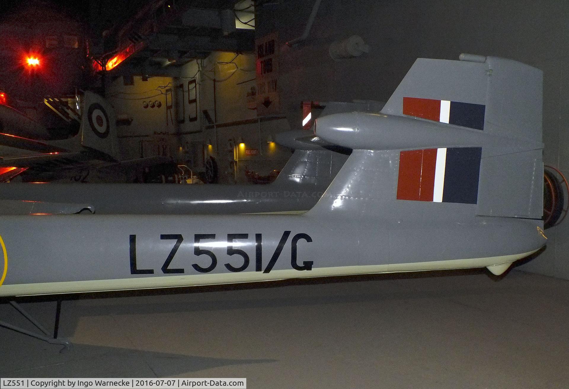 LZ551, De Havilland Sea Vampire 1 C/N Not found LZ551, De Havilland D.H.100 Sea Vampire 1 at the FAA Museum, Yeovilton