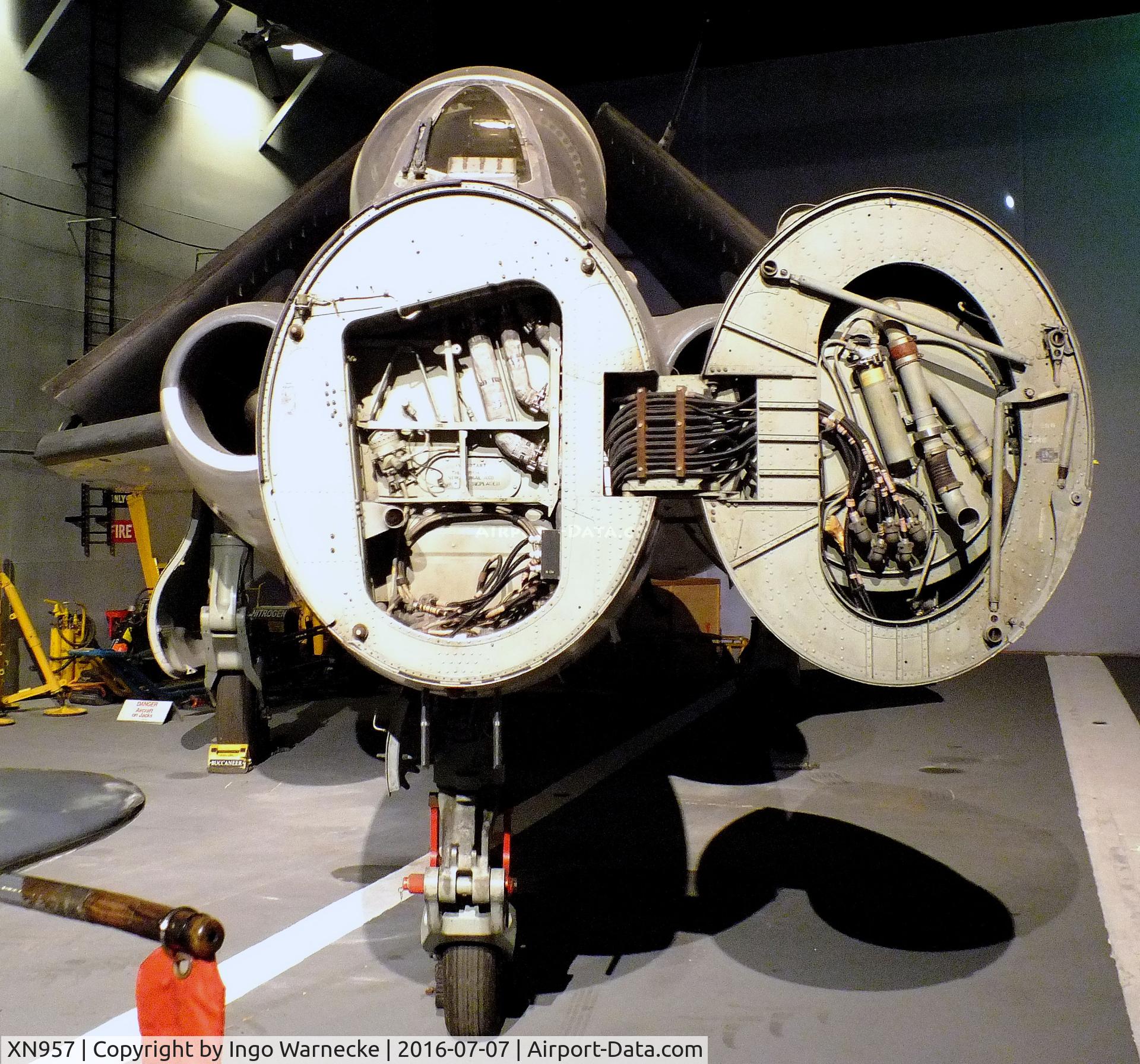 XN957, 1963 Blackburn Buccaneer S.1 C/N B3-12-62, Blackburn (Hawker Siddeley) Buccaneer S1 at the FAA Museum, Yeovilton