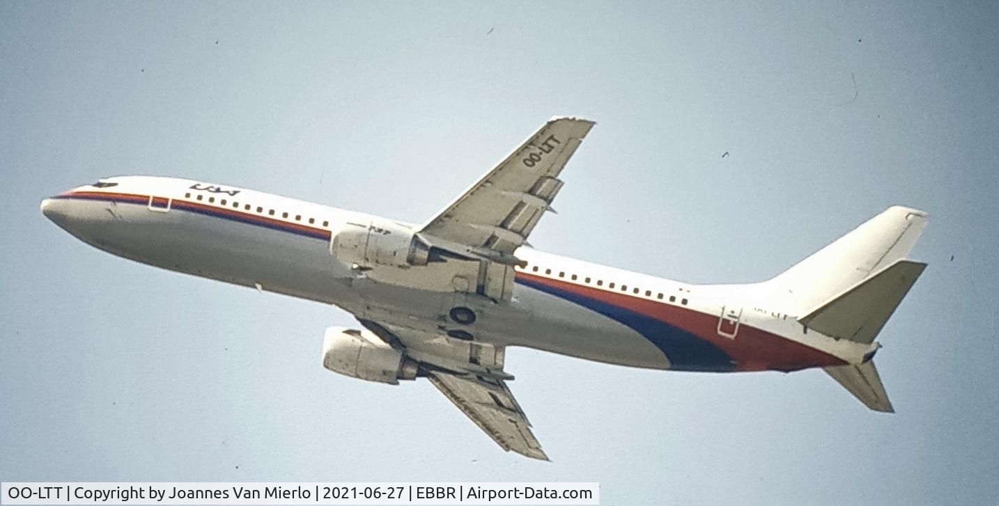 OO-LTT, 1991 Boeing 737-4Q8 C/N 24708, scan from slide