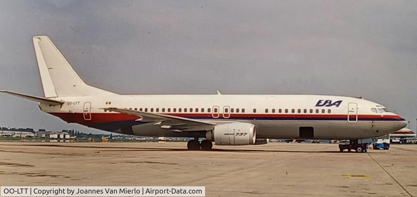 OO-LTT, 1991 Boeing 737-4Q8 C/N 24708, scan from slide