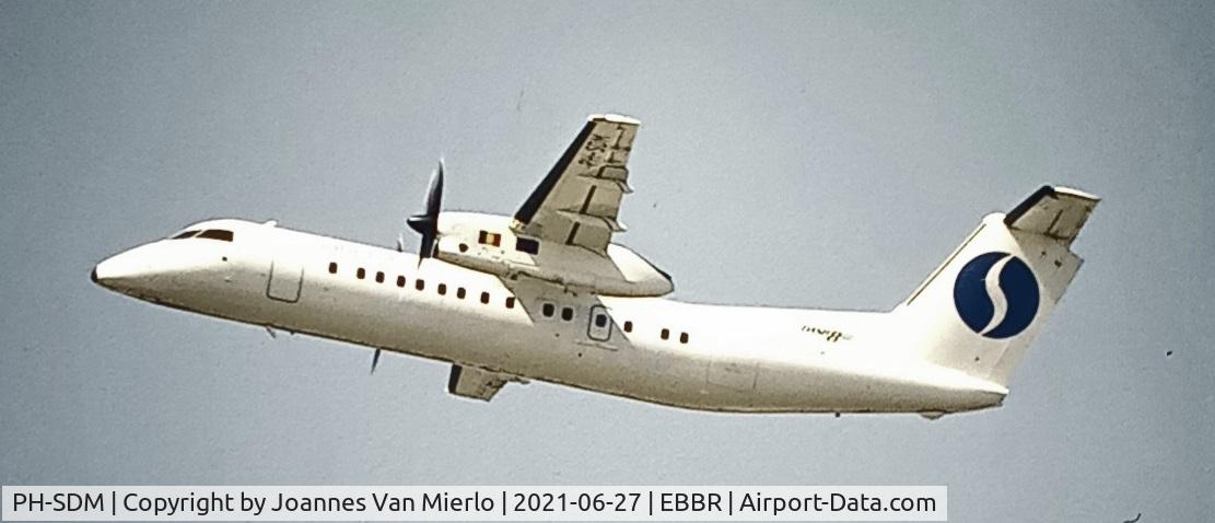PH-SDM, 1991 De Havilland Canada DHC-8-311 Dash 8 C/N 298, scan from slide