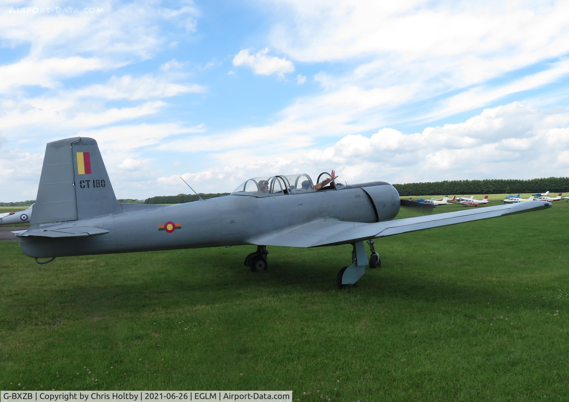 G-BXZB, 1969 Nanchang CJ-6A Chujiao C/N 2632019, Just starting to roll for take-off on pleasure flight at White Waltham, Berkshire