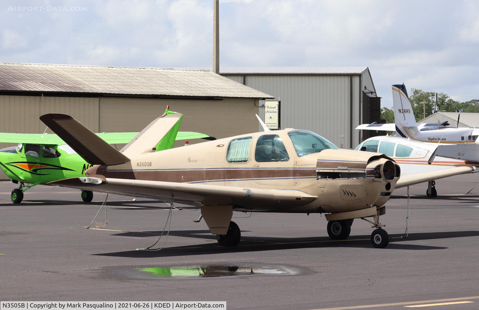 N3505B, 1954 Beech E35 C/N D-3722, Beech E35