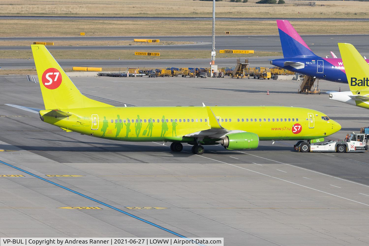 VP-BUL, 2013 Boeing 737-8LP C/N 41707, S7 Airways Boeing 737