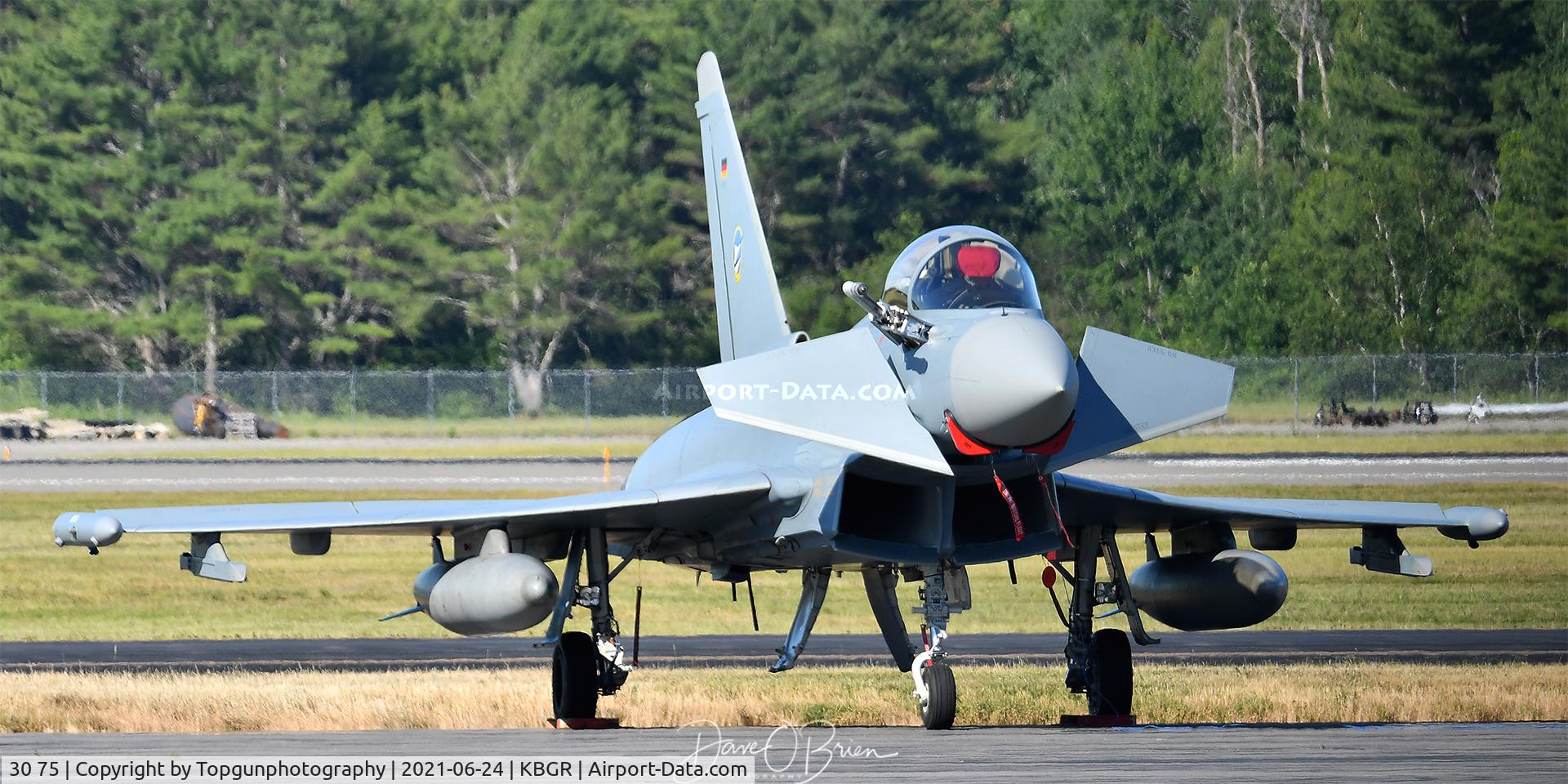 30 75, Eurofighter EF-2000 Typhoon S C/N GS056, GAF Typhoon waiting to get its preflight before heading to Nellis