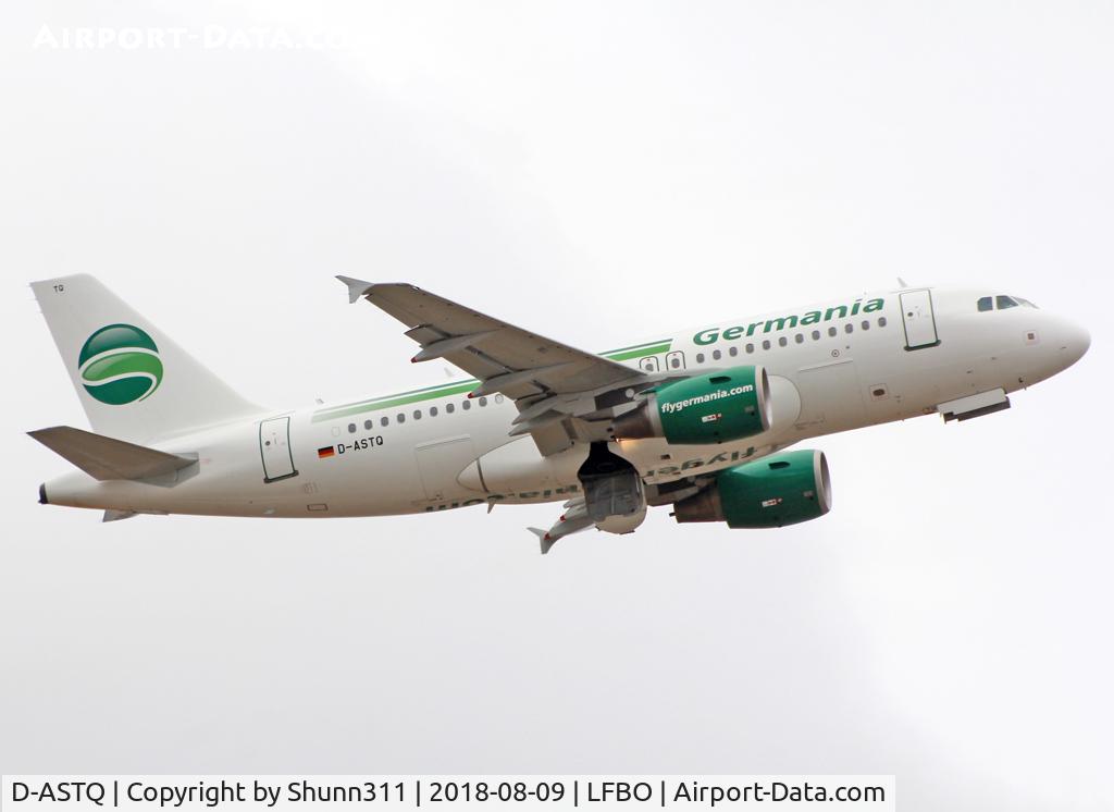 D-ASTQ, 2008 Airbus A319-111 C/N 3403, Climbing after take off from rwy 32R