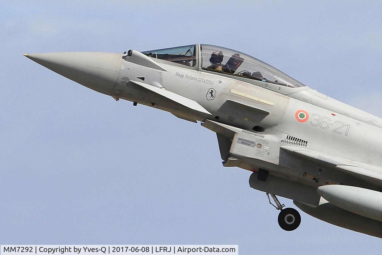 MM7292, Eurofighter EF-2000 Typhoon S C/N IS024, Eurofighter EF-2000 Typhoon S, Take off rwy 26, Landivisiau Naval Air Base (LFRJ) Tiger Meet 2017