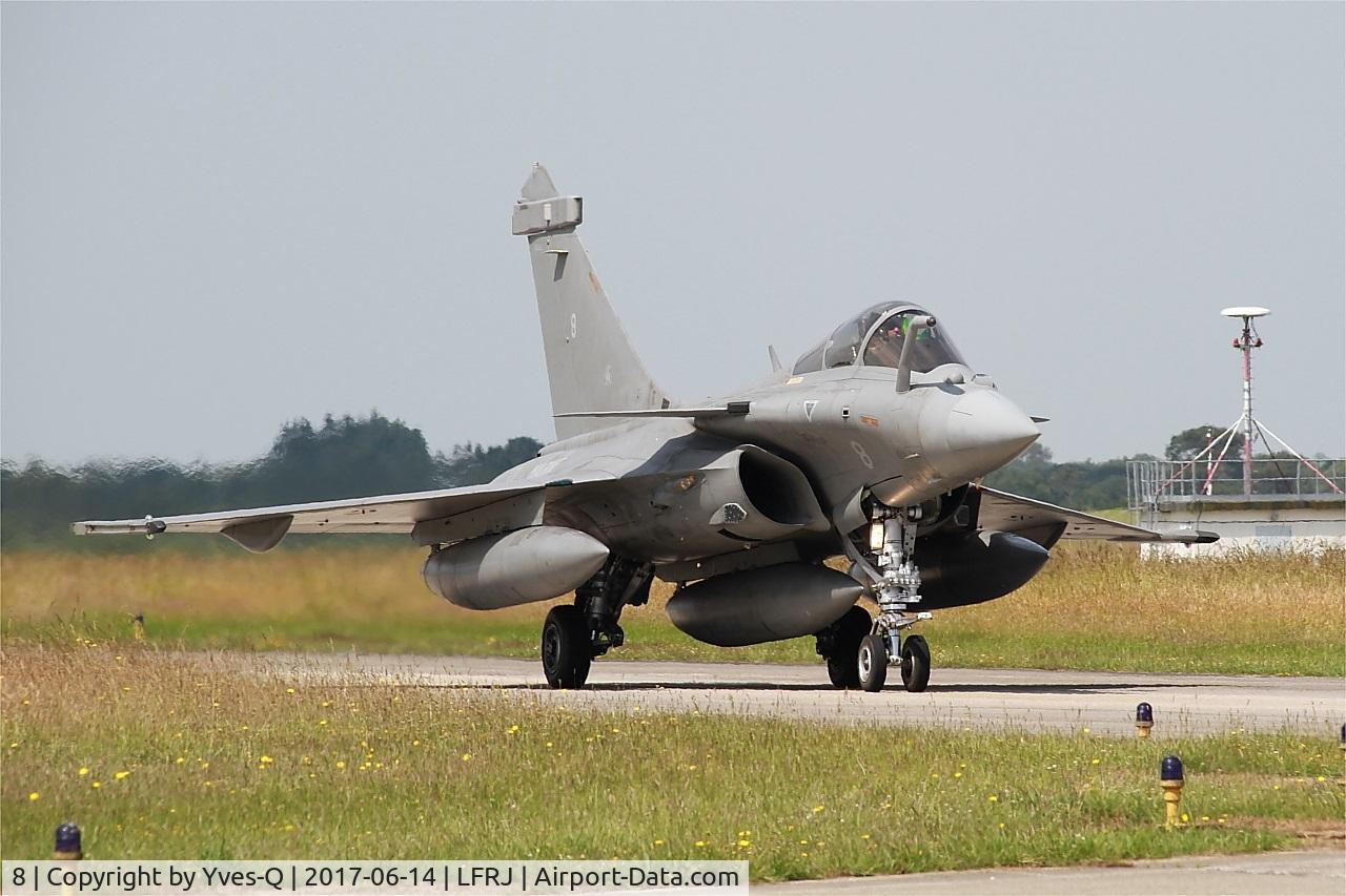 8, Dassault Rafale M C/N 8, Dassault Rafale M, Taxiing to flight-line, Landivisiau Naval Air Base (LFRJ) Tiger Meet 2017