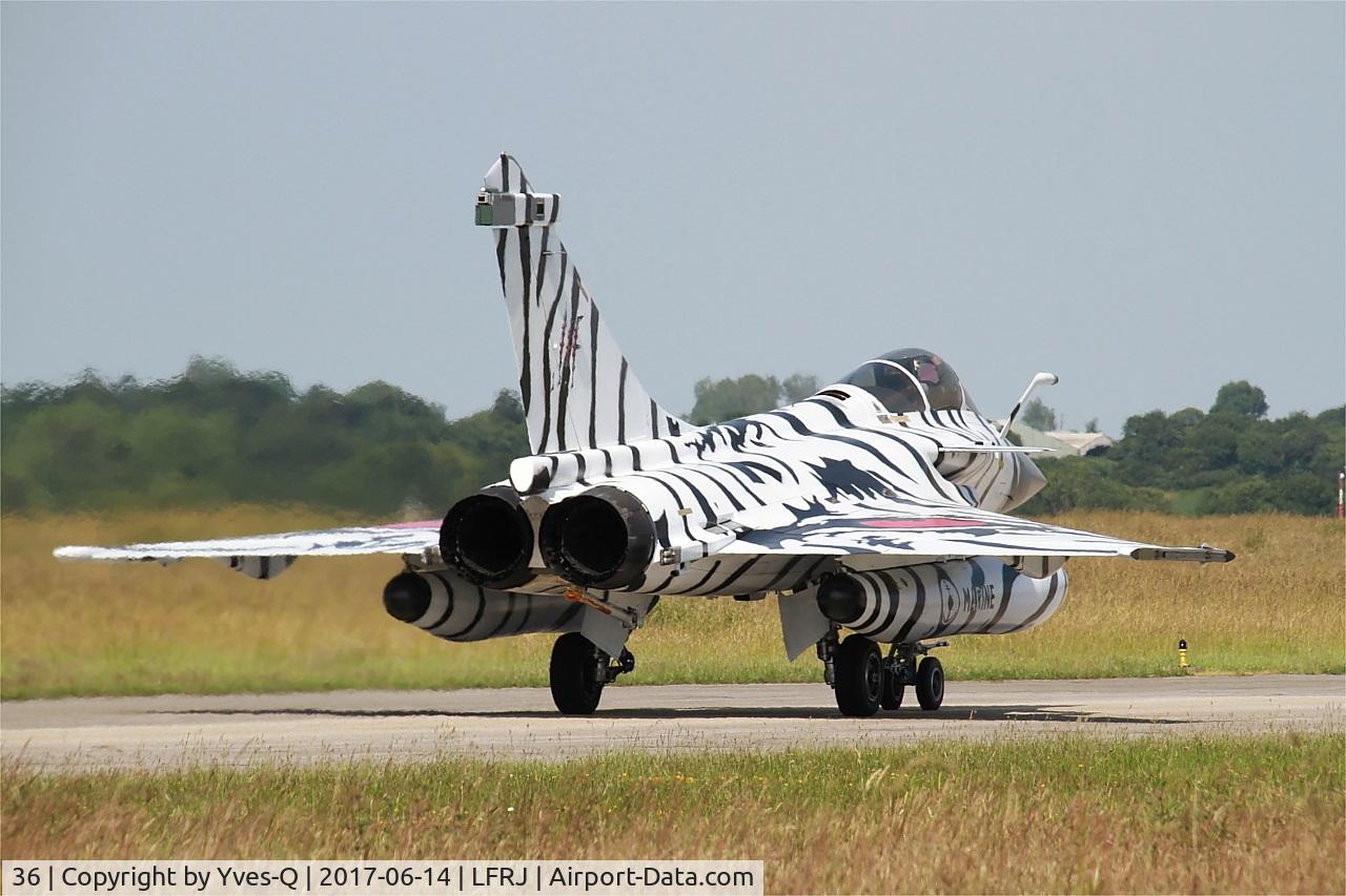 36, Dassault Rafale M C/N 36, Dassault Rafale M, Taxiing to flight line, Landivisiau Naval Air Base (LFRJ) Tiger Meet 2017