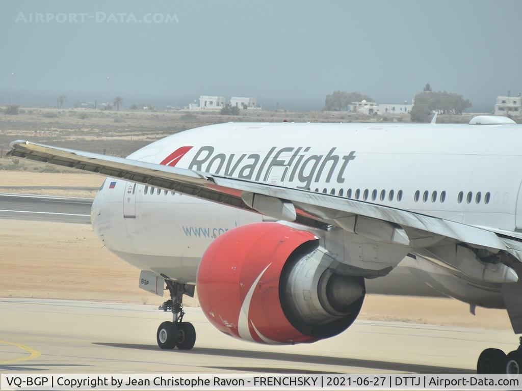 VQ-BGP, 2007 Boeing 777-31H/ER C/N 32714, RL7512 DJERBA to MOSCOW SVO
