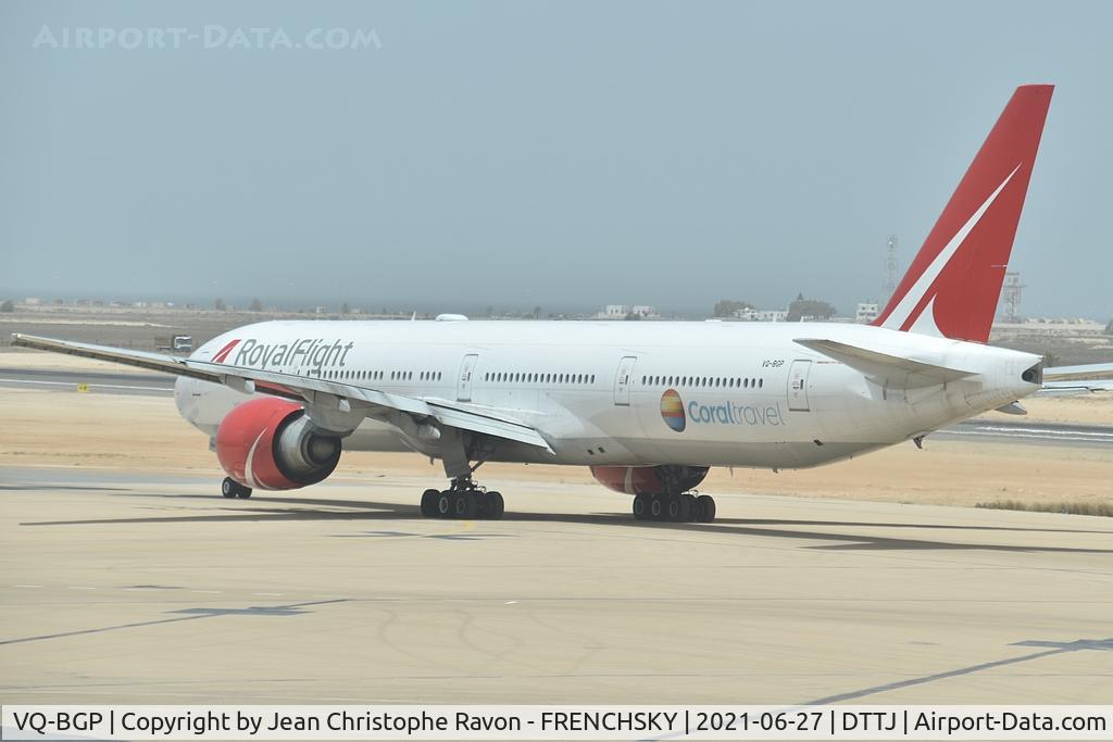 VQ-BGP, 2007 Boeing 777-31H/ER C/N 32714, RL7512 DJERBA to MOSCOW SVO