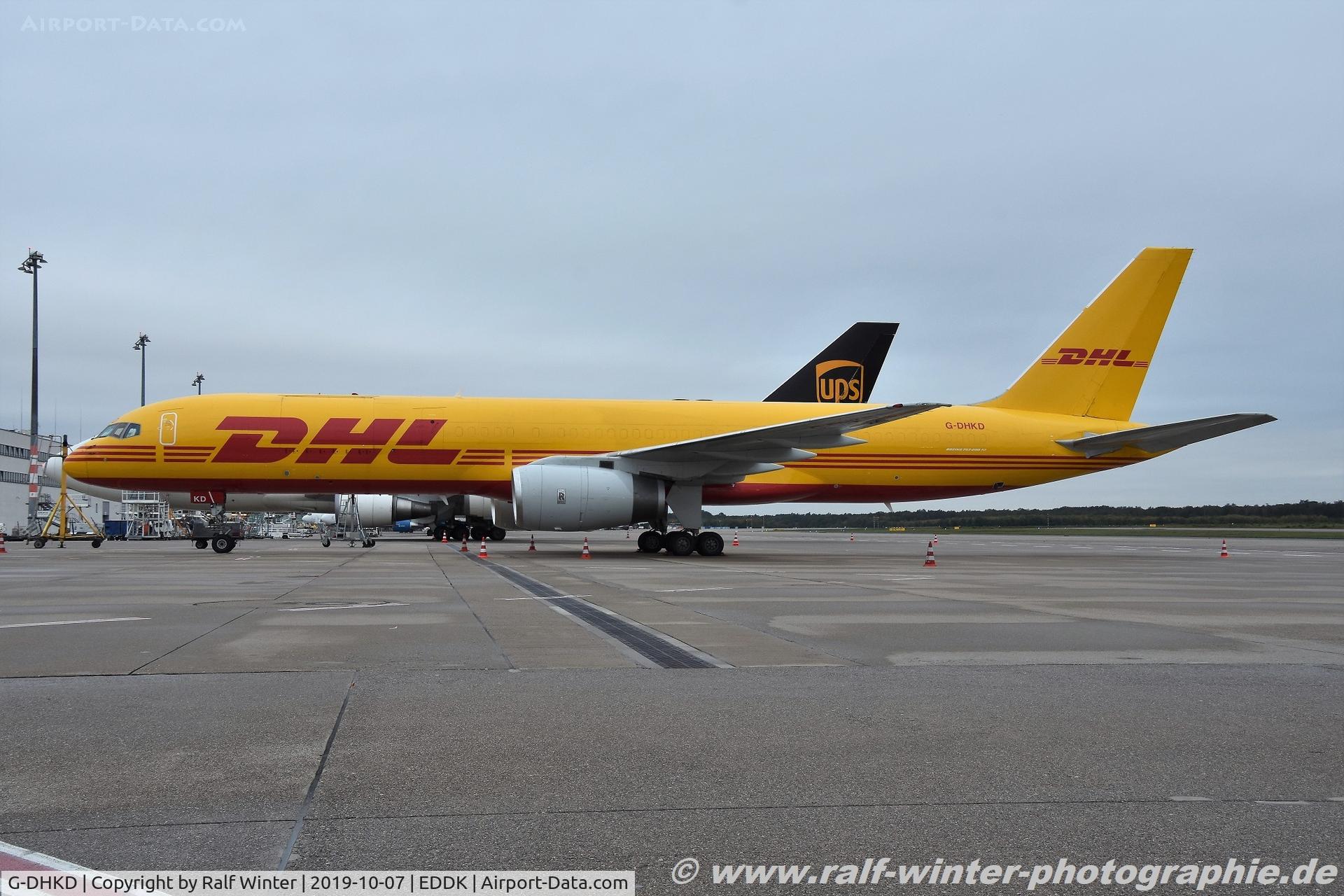 G-DHKD, 1997 Boeing 757-23N C/N 27975, Boeing 757-23NPCF - D0 DHK DHL Air - 27975 - G-DHKD - 07.10.2019 - CGN