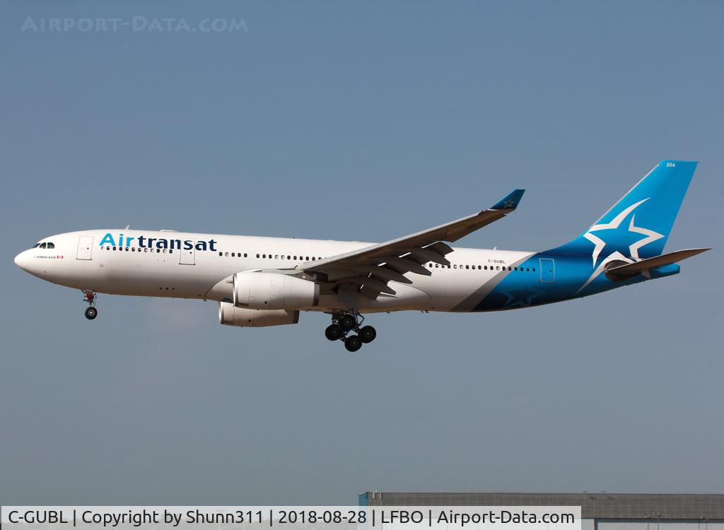C-GUBL, 2006 Airbus A330-243 C/N 728, Landing rwy 32L in new c/s