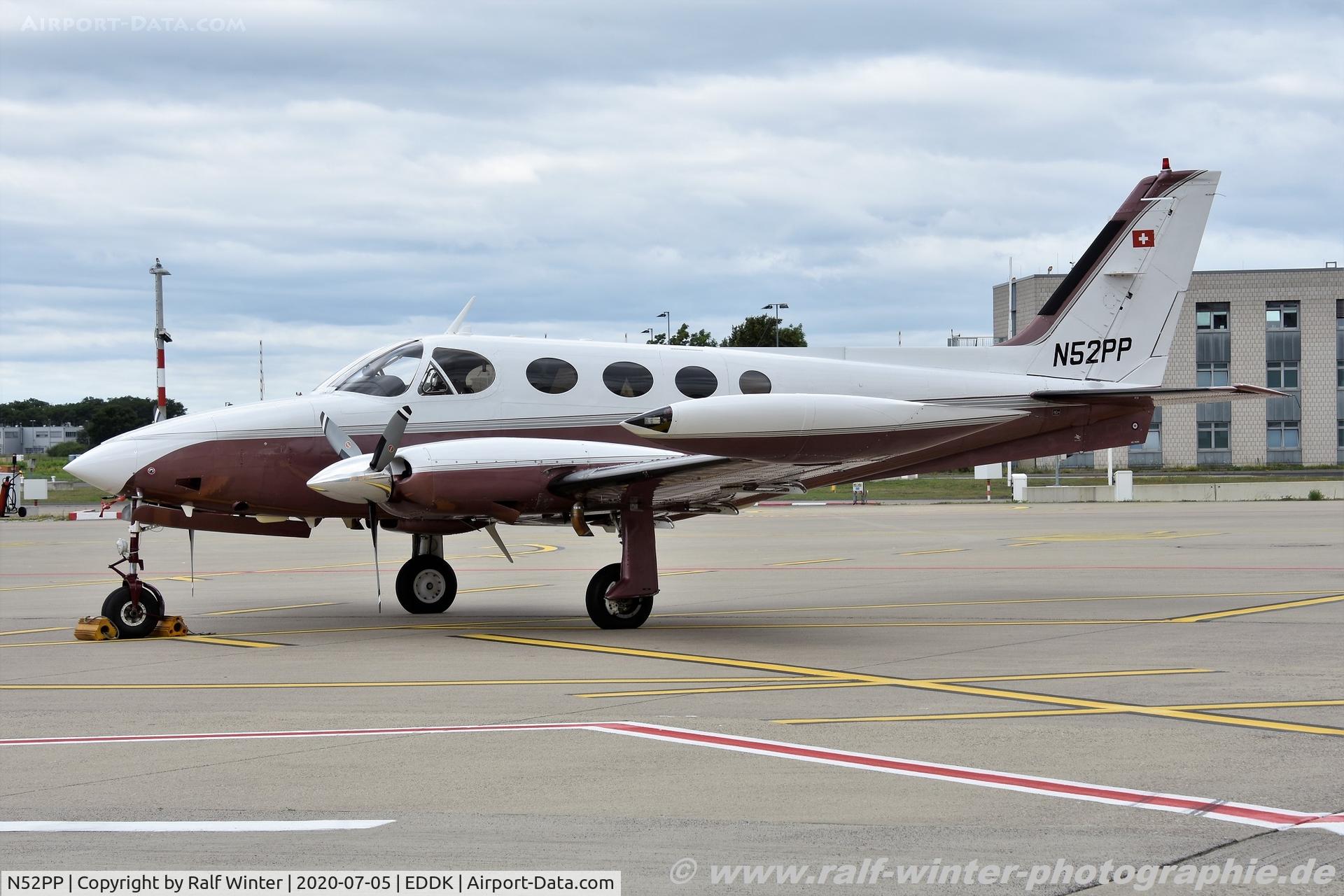 N52PP, 1980 Cessna 340A C/N 340A0987, Cessna 340A - Aircraft Guaranty Trustee - 340A0987 - N52PP - 05.07.2020 - CGN