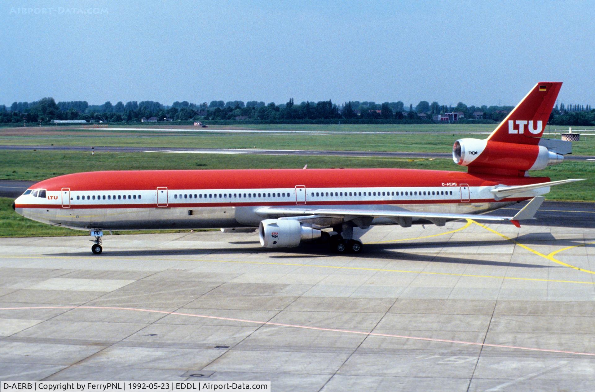 D-AERB, 1991 McDonnell Douglas MD-11F C/N 48484, LTU MD11 arriving