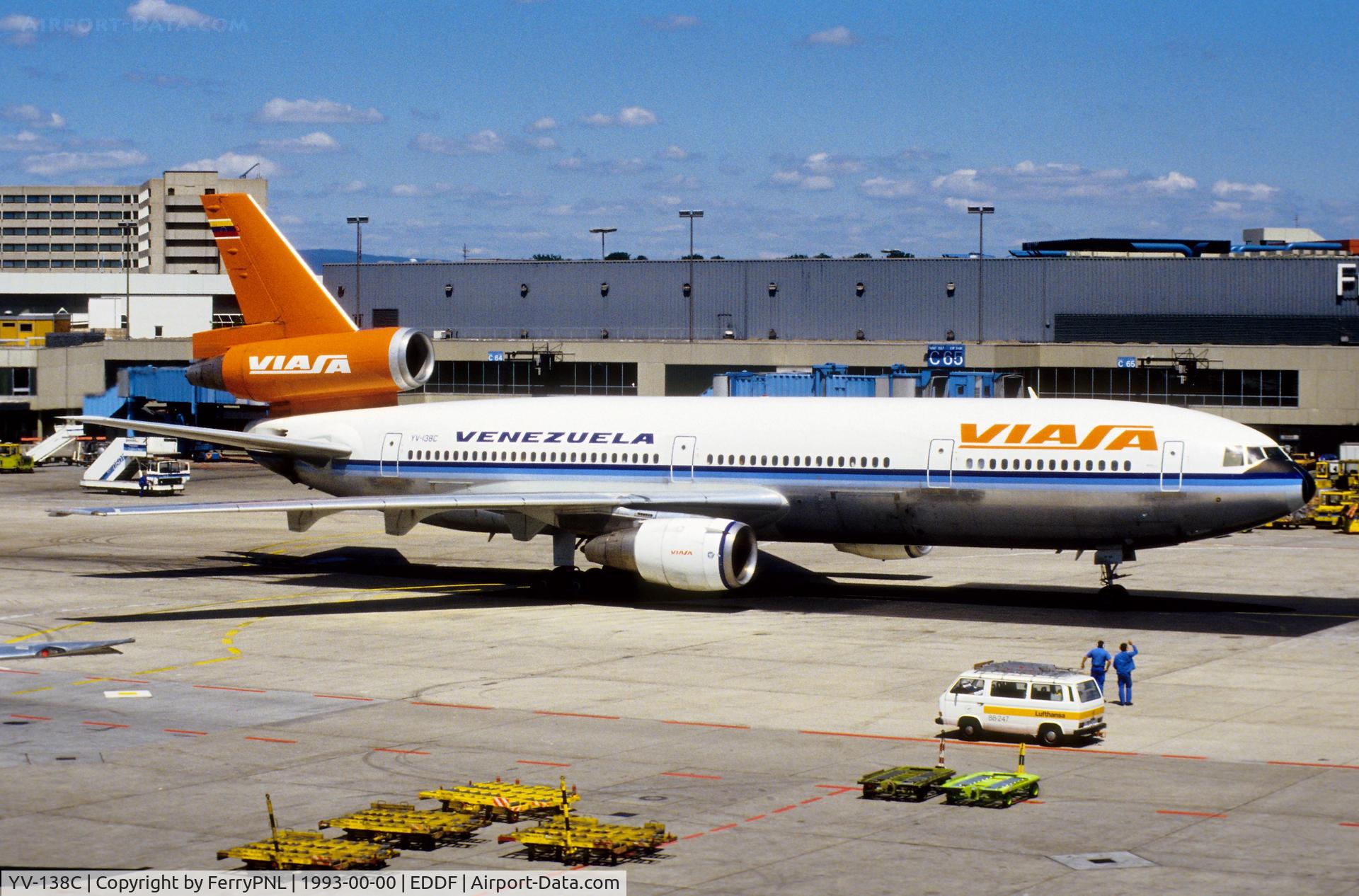 YV-138C, 1975 McDonnell Douglas DC-10-30 C/N 46557, Viasa DC-10-30 pushed back