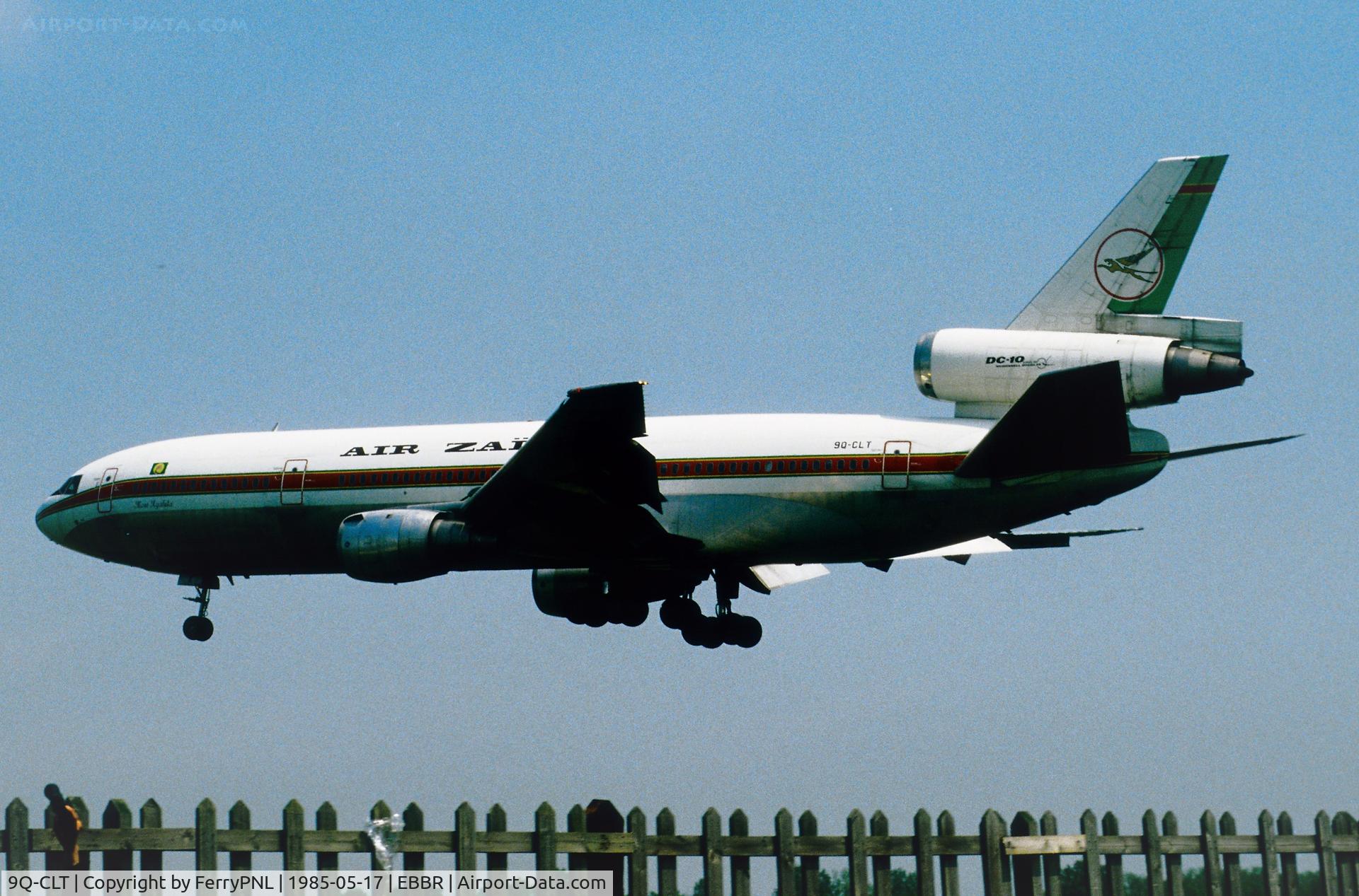 9Q-CLT, 1974 Douglas DC-10-30 C/N 46932, Landing of Air Zaire DC-10-30