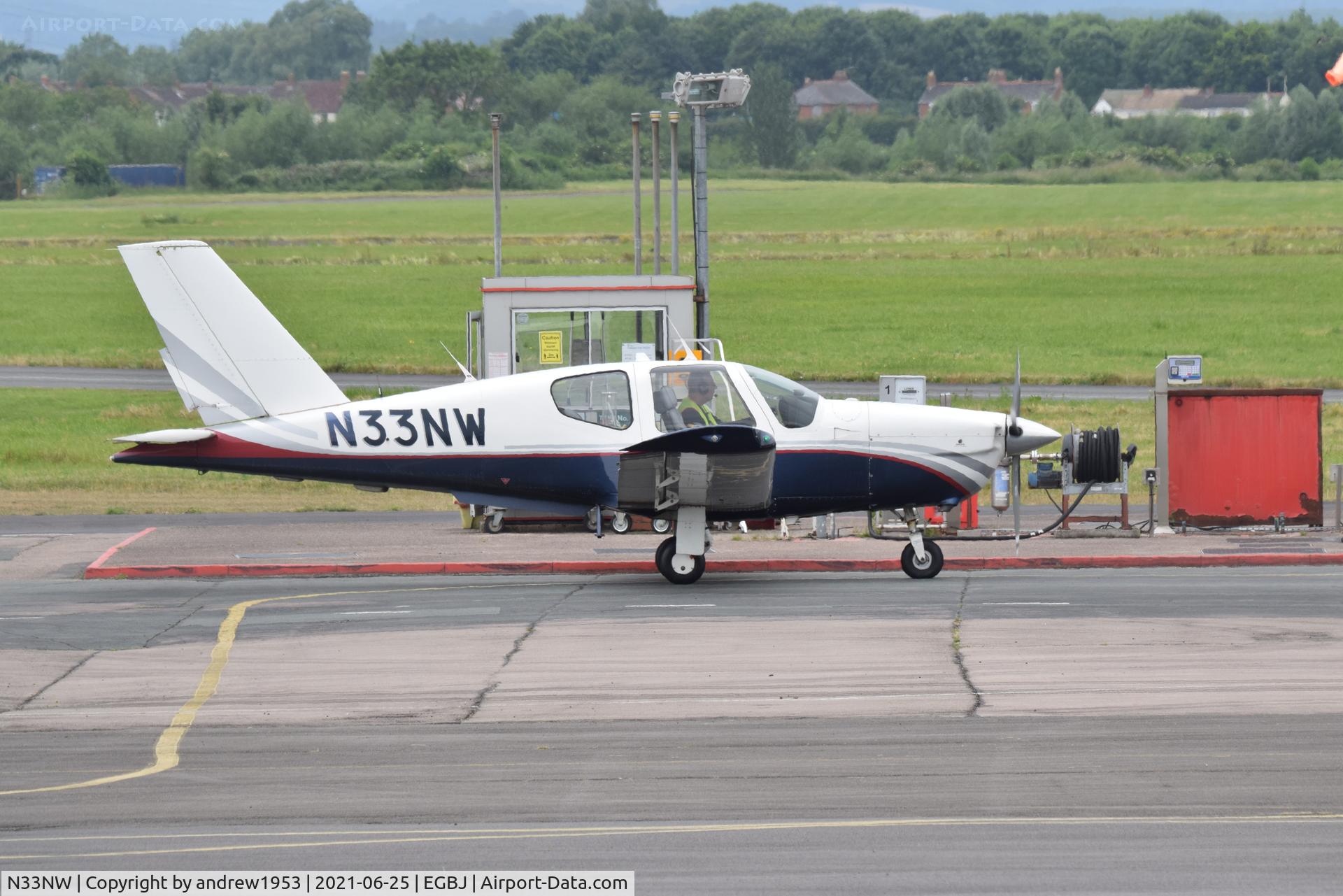 N33NW, 1990 Socata TB-20 Trinidad C/N 1073, N33NW at Gloucestershire Airport.