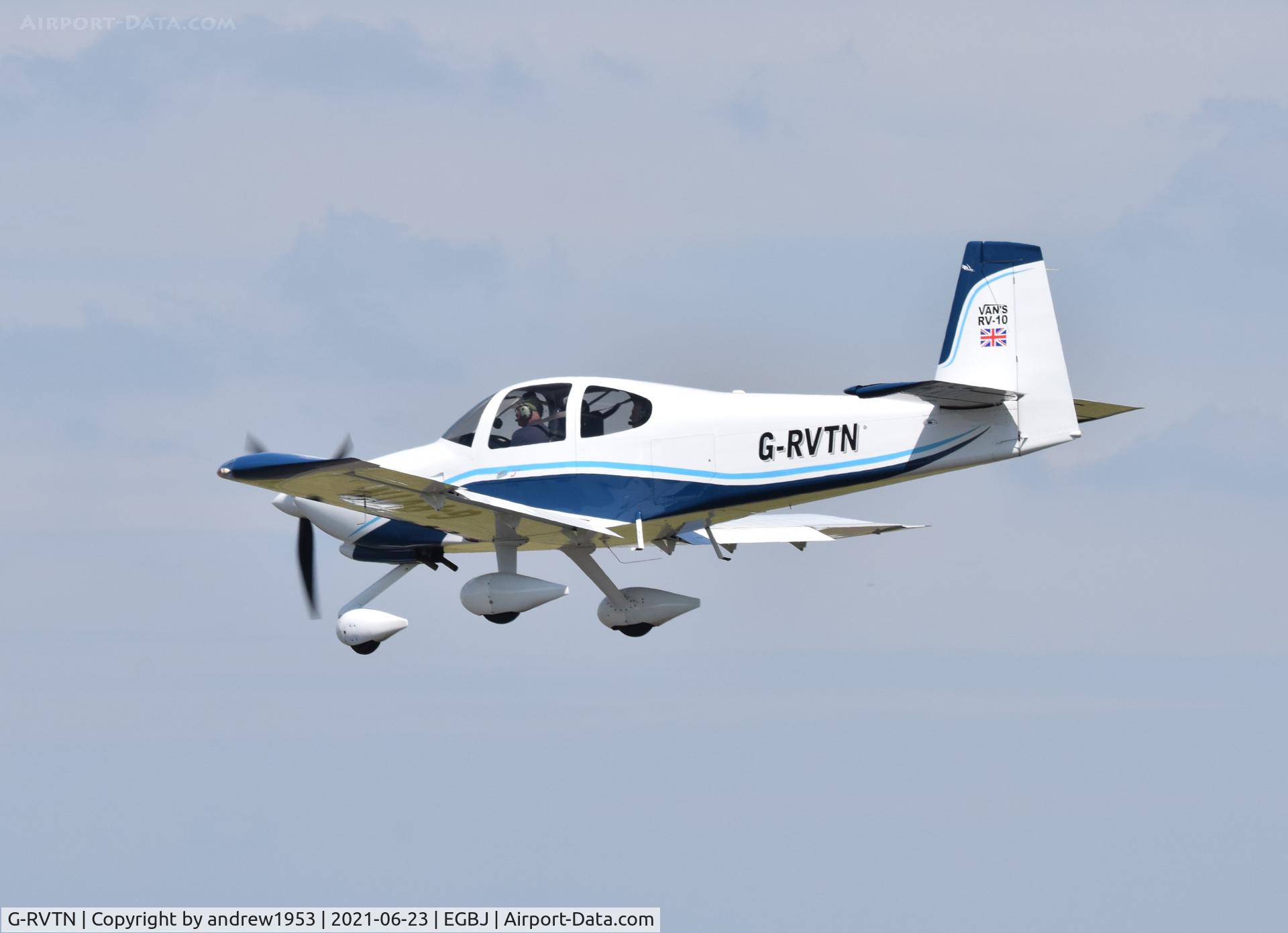 G-RVTN, 2007 Vans RV-10 C/N PFA 339-14602, G-TVTN at Gloucestershire Airport.