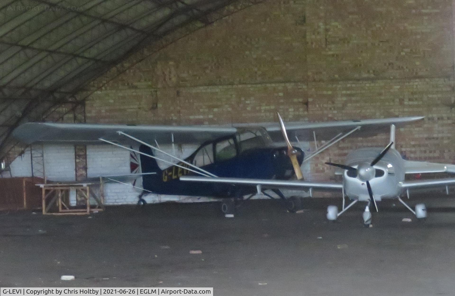 G-LEVI, 1946 Aeronca 7AC Champion C/N 7AC-4001, Hangared at White Waltham, Berkshire