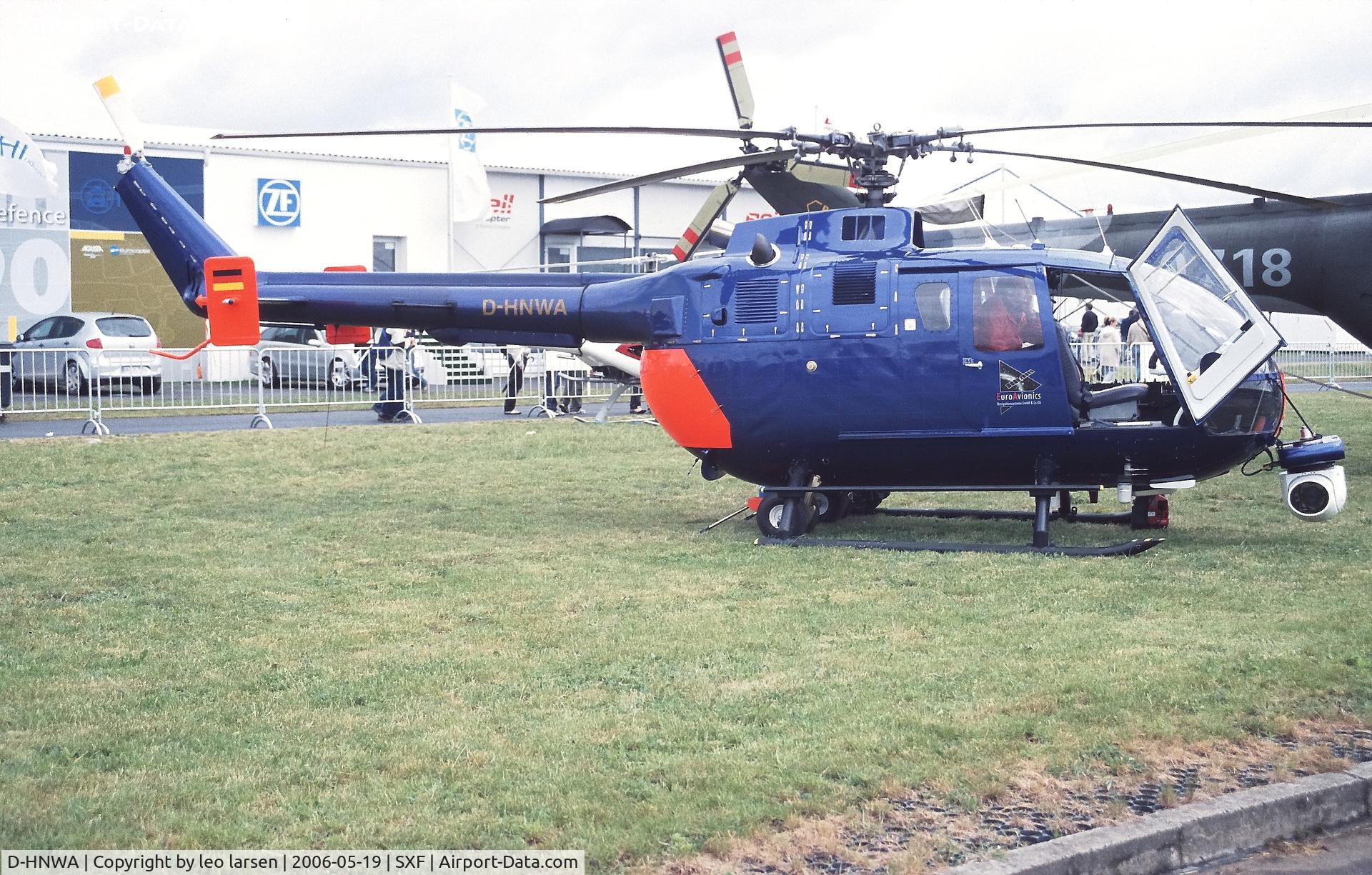D-HNWA, 1978 MBB Bo-105CBS-4 C/N S-398, Berlin ILA 19.5.2006