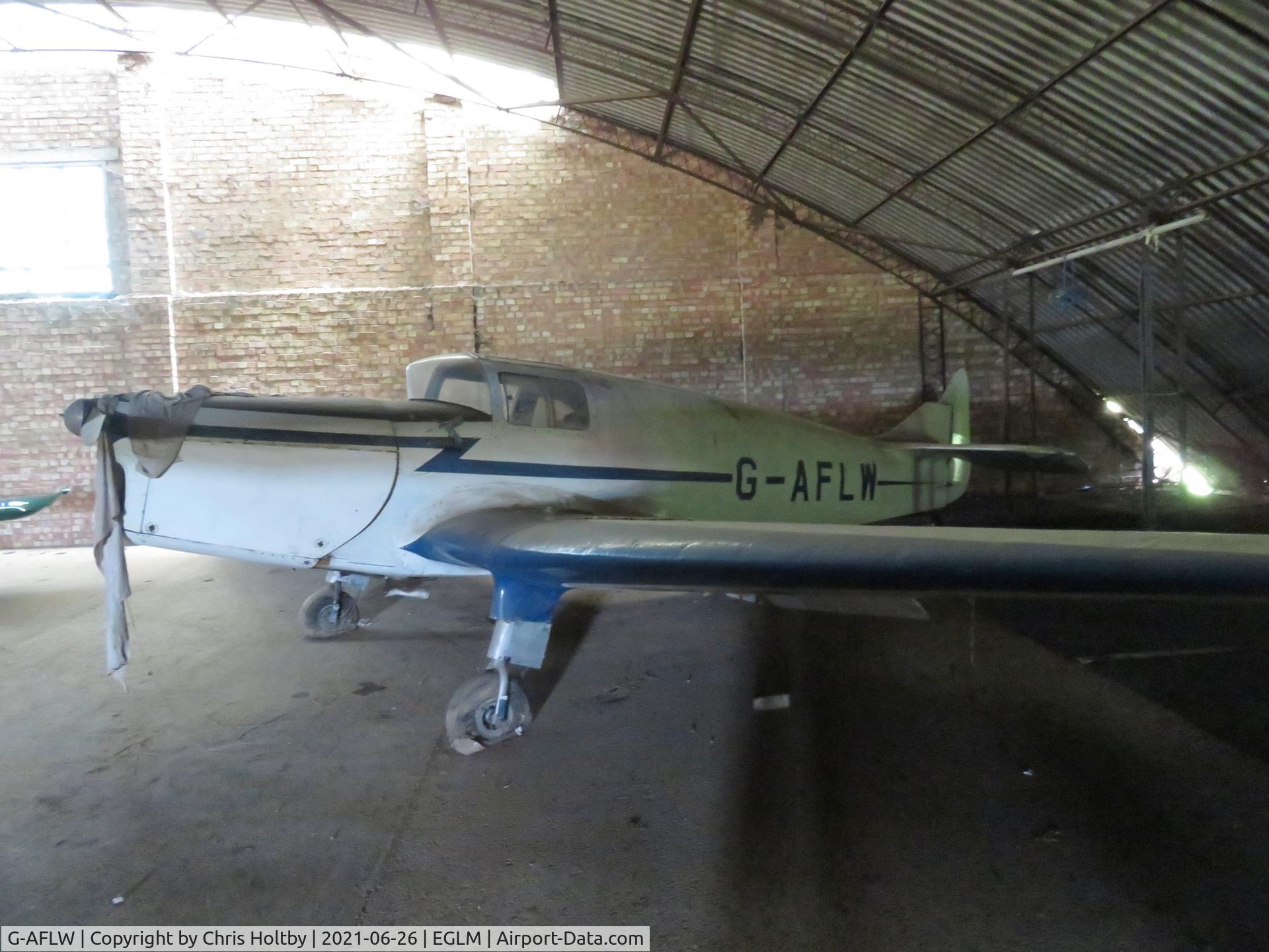 G-AFLW, 1938 Miles M.17 Monarch C/N 792, Since having its registration cancelled by the CAA in 2001 it has languished sadly in the hangar at White Waltham. It is deteriorating slowly even under cover and is in need of some TLC...currently in private ownership.