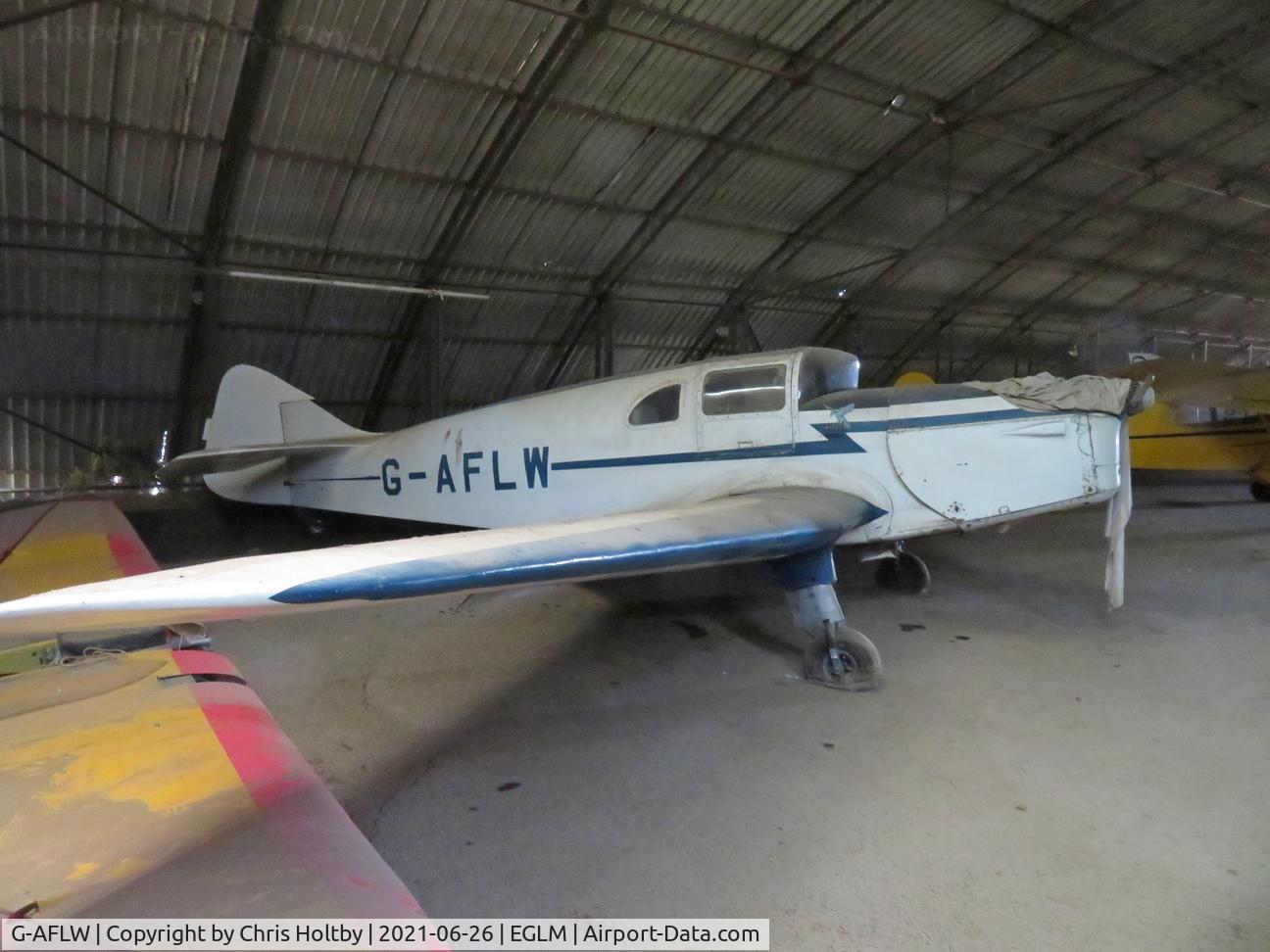 G-AFLW, 1938 Miles M.17 Monarch C/N 792, 1938 Miles Monarch sadly showing its age at White Waltham, Berkshire