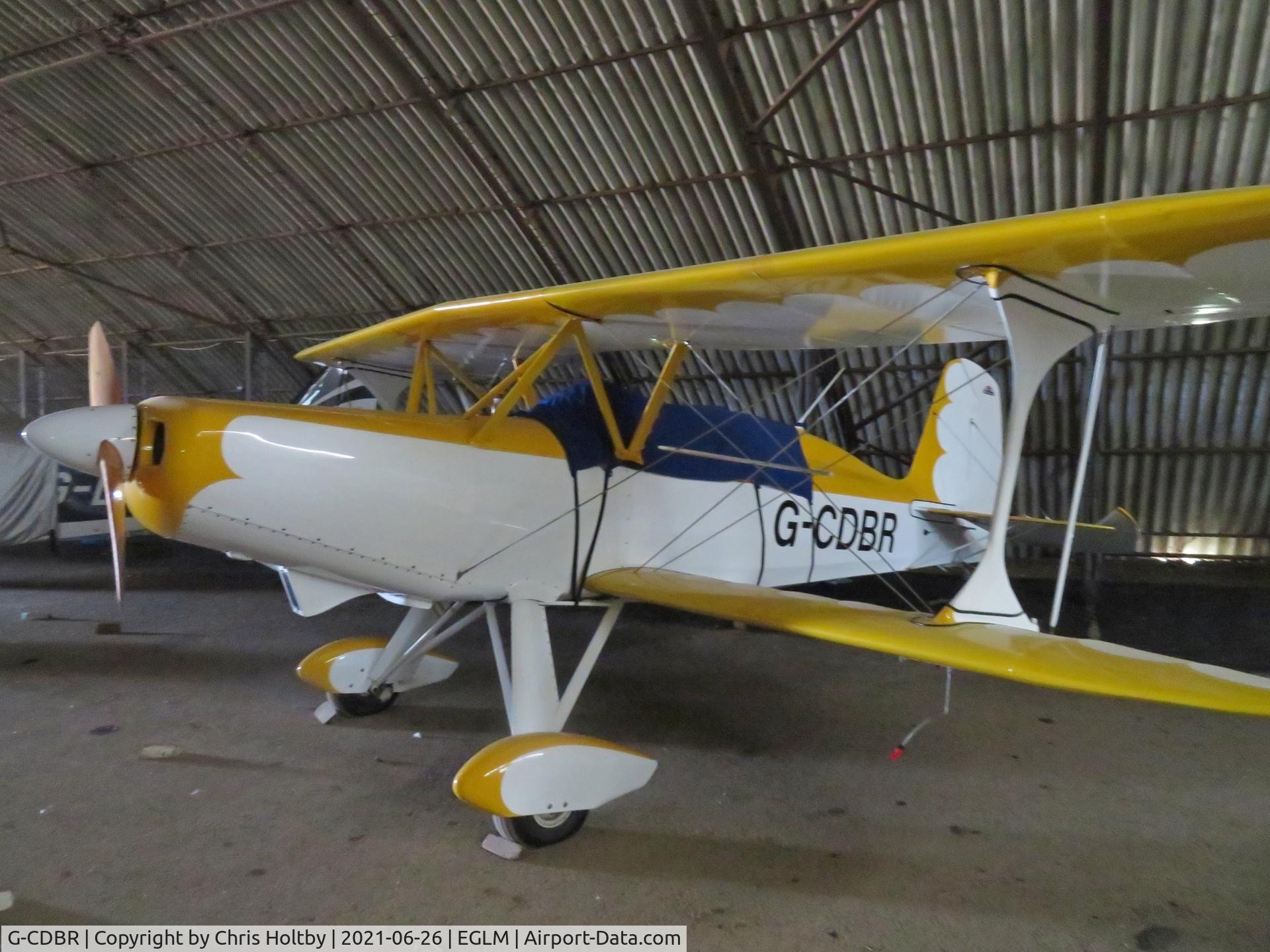 G-CDBR, 2004 Stolp SA-300 Starduster Too C/N PFA 035-13036, In the hangar at White Waltham & looks in fine condition