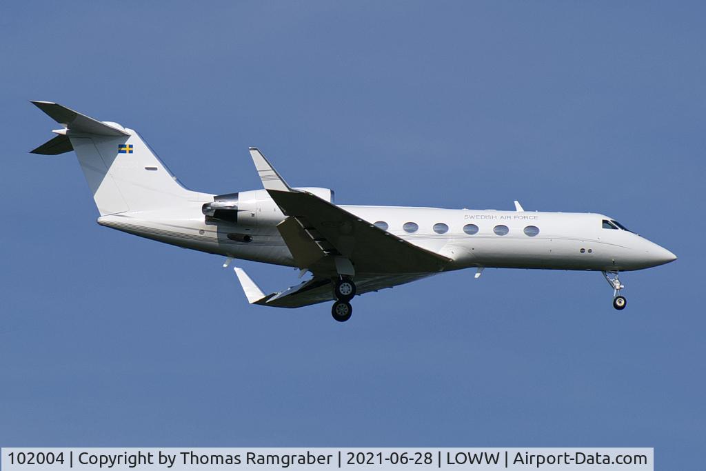 102004, Gulfstream Aerospace Tp102C (Gulfstream IV) C/N 1274, Sweden - Air Force Gulfstream Tp102C (Gulf IV)
