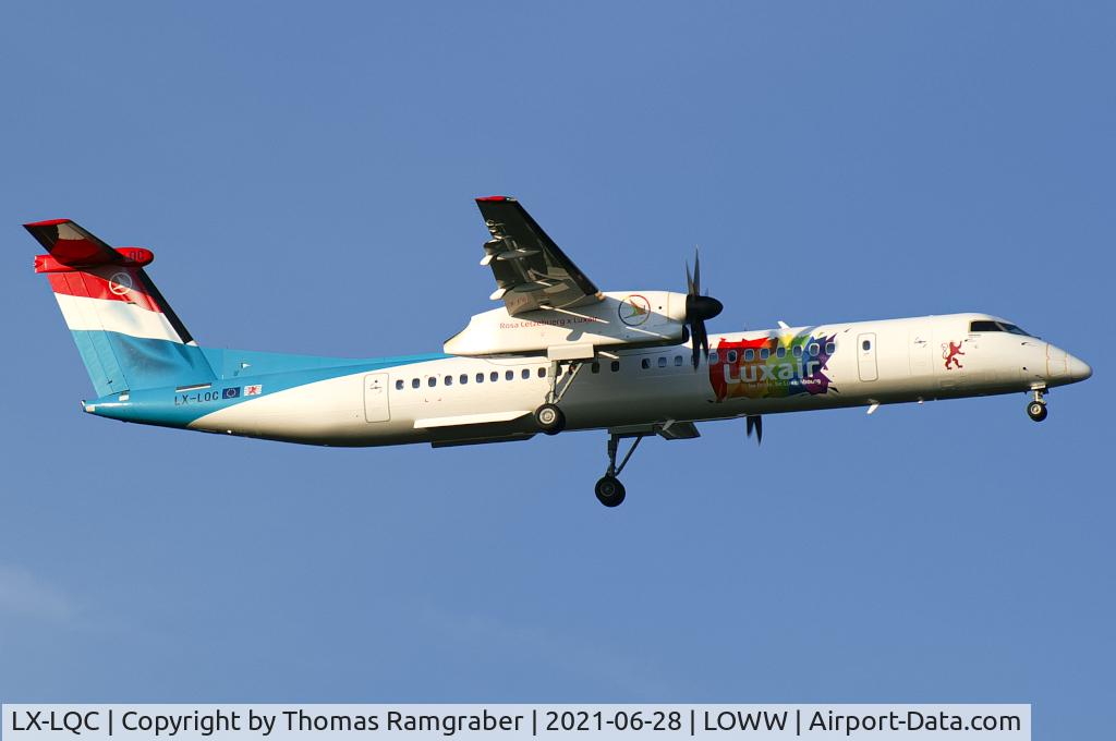 LX-LQC, 2015 De Havilland Canada DHC-8-400Q Dash 8 C/N 4513, Luxair De Havilland Canada Dash 8-402Q