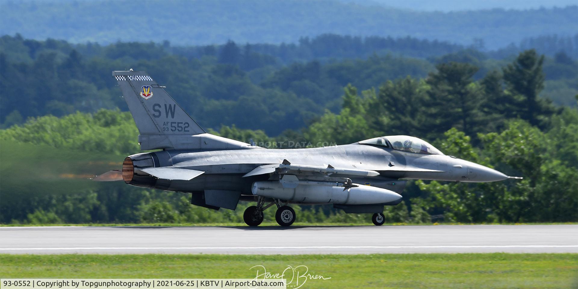 93-0552, 1994 Lockheed Martin F-16C Fighting Falcon C/N CC-187, WEASEL41of the 55th FS out of Shaw AFB